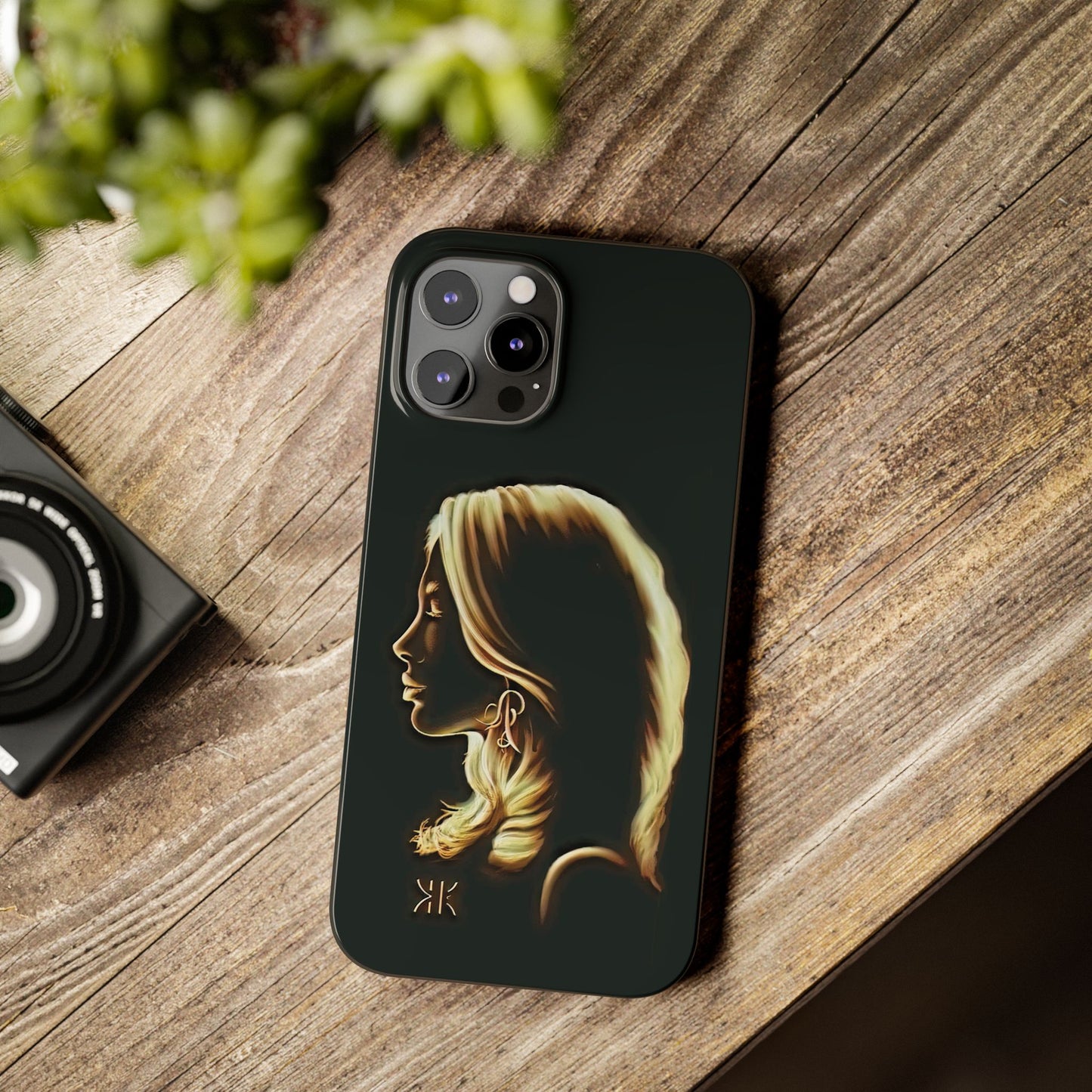 Copy of ' Modern Art Slim Phone Case -LOVE I-