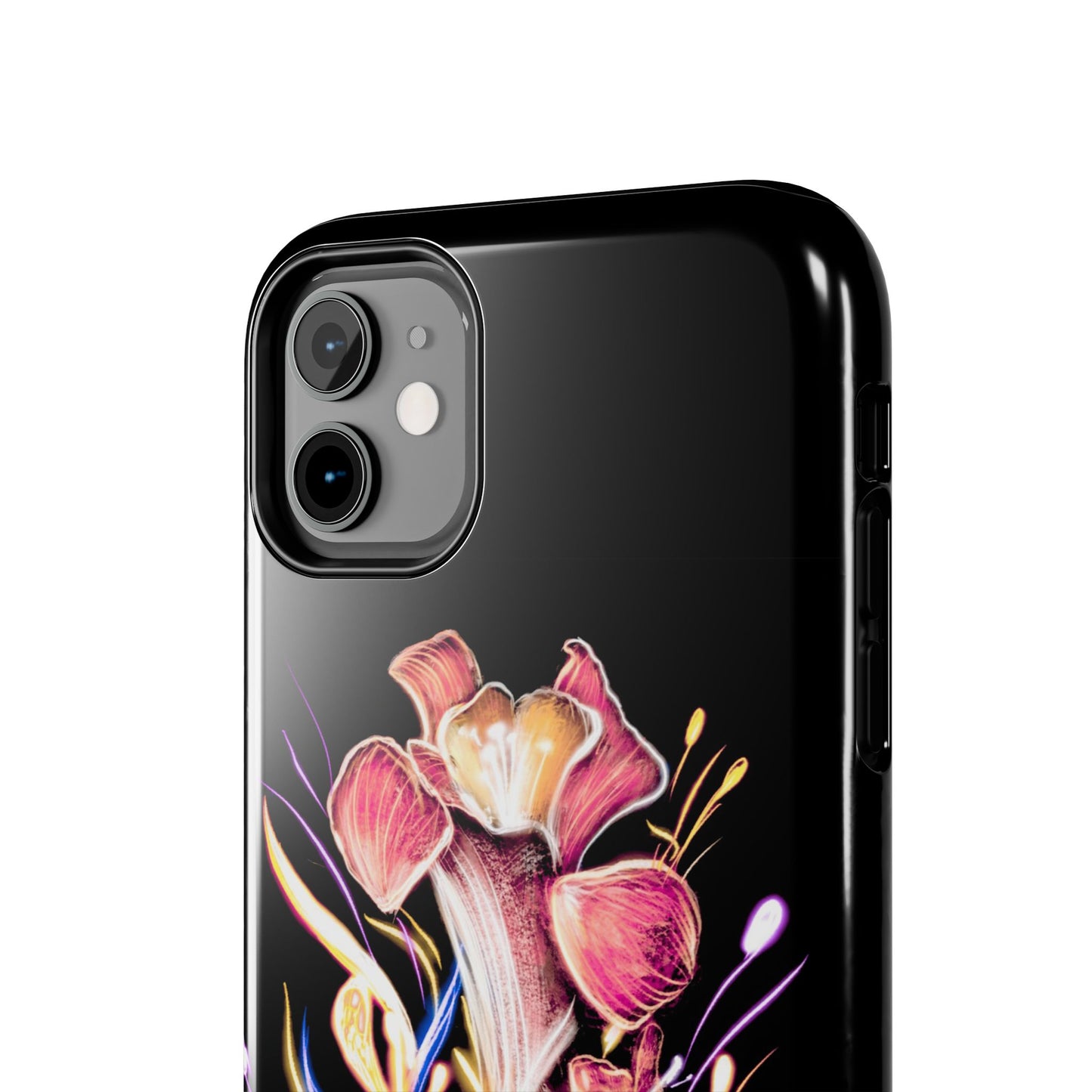 Colorful Calligraphy Flower Chic Stylish Design