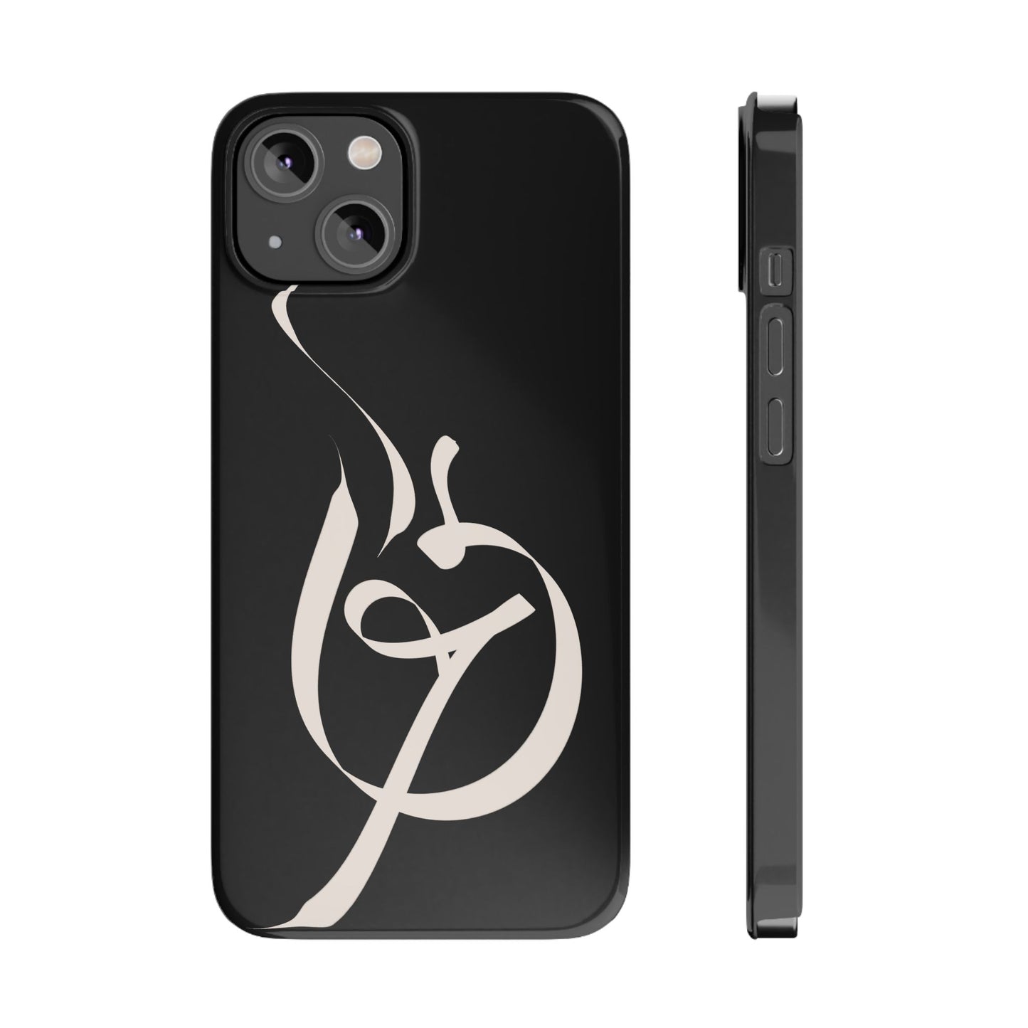 ' Modern Art Slim Phone Case -LOVE