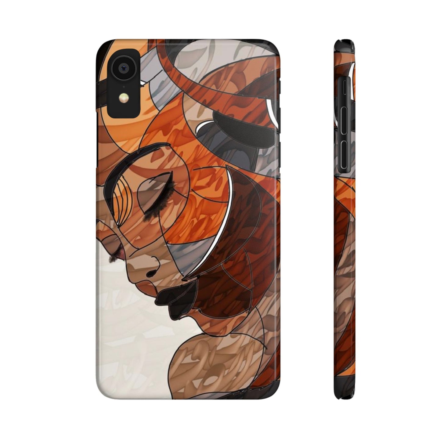 ' Modern Art Slim Phone Case -LOVE