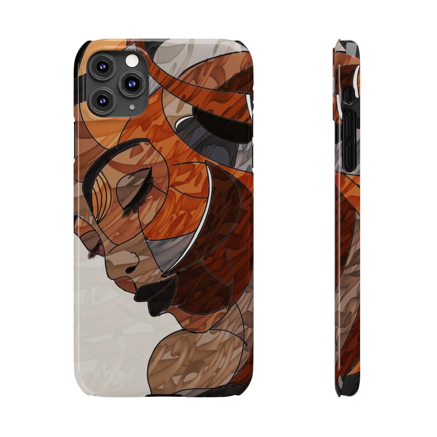 ' Modern Art Slim Phone Case -LOVE