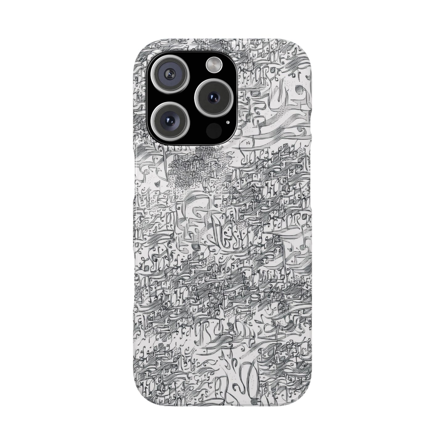 .ه,- ' Modern Art Slim Phone Case -LOVE I- I -.