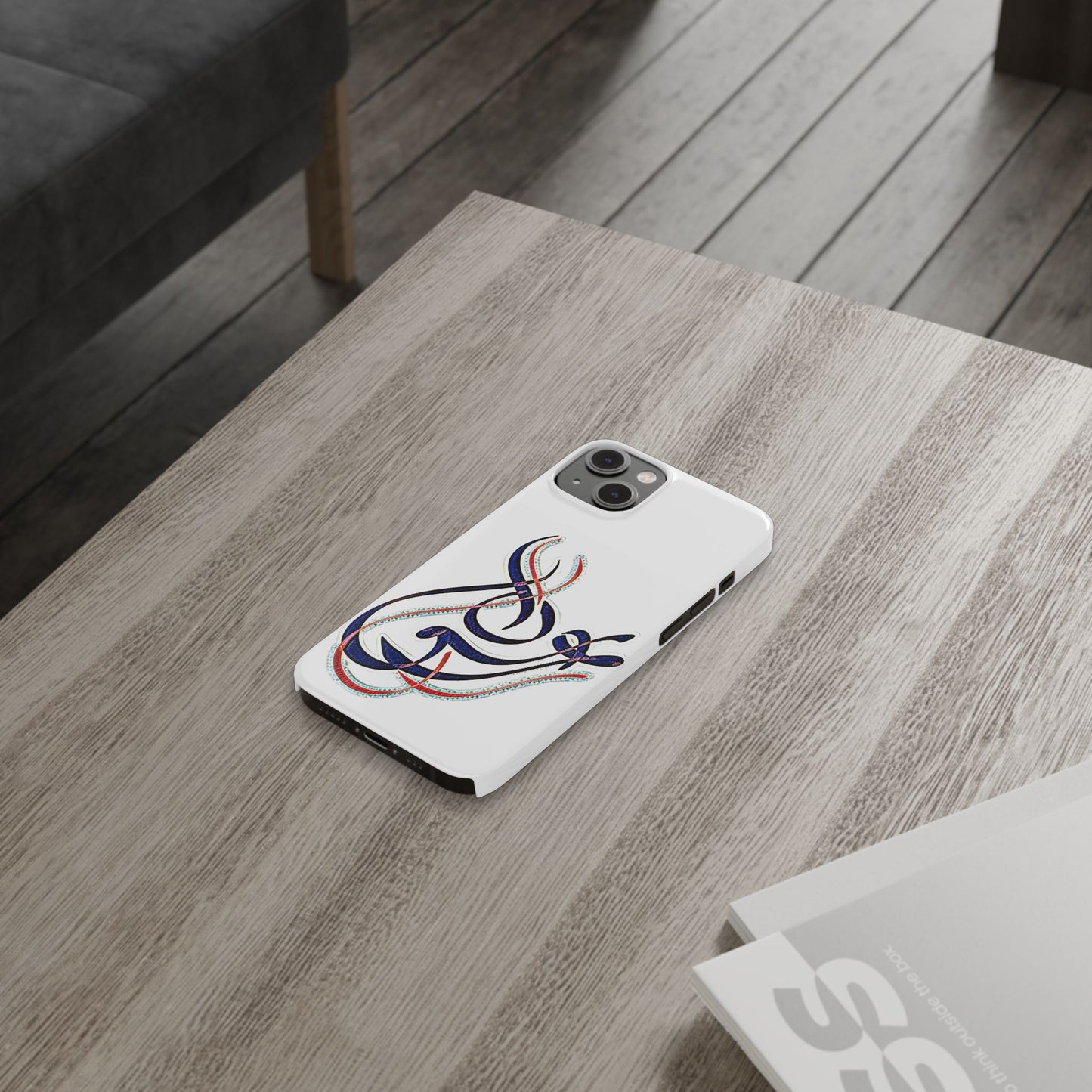 Modern Art Slim Phone Case - Eshgh (Love)