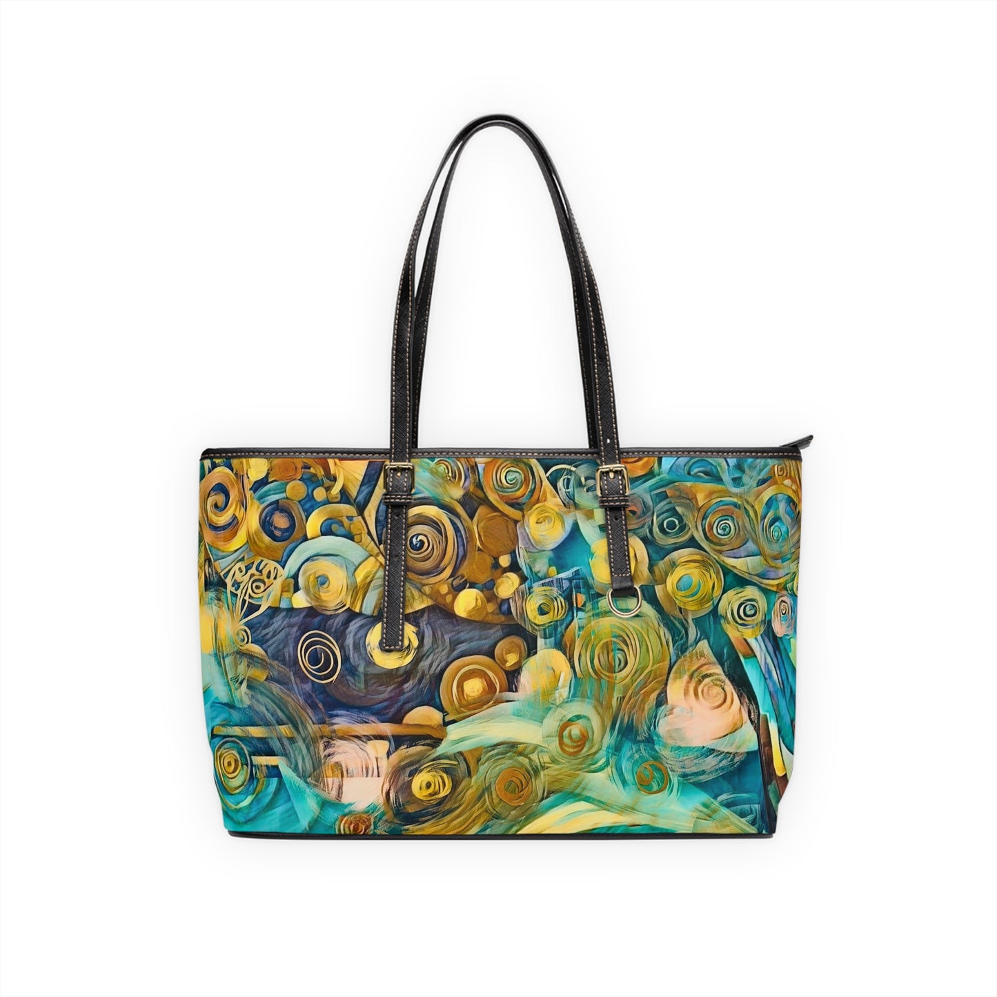Ethereal Swirls || Elegant PU Leather Purse