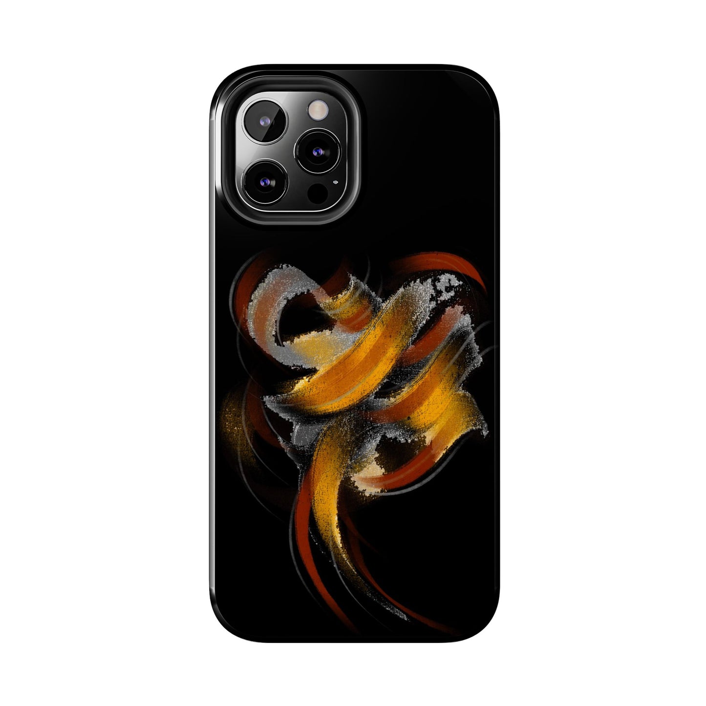 Calligraphy strokes Tough Phone Case