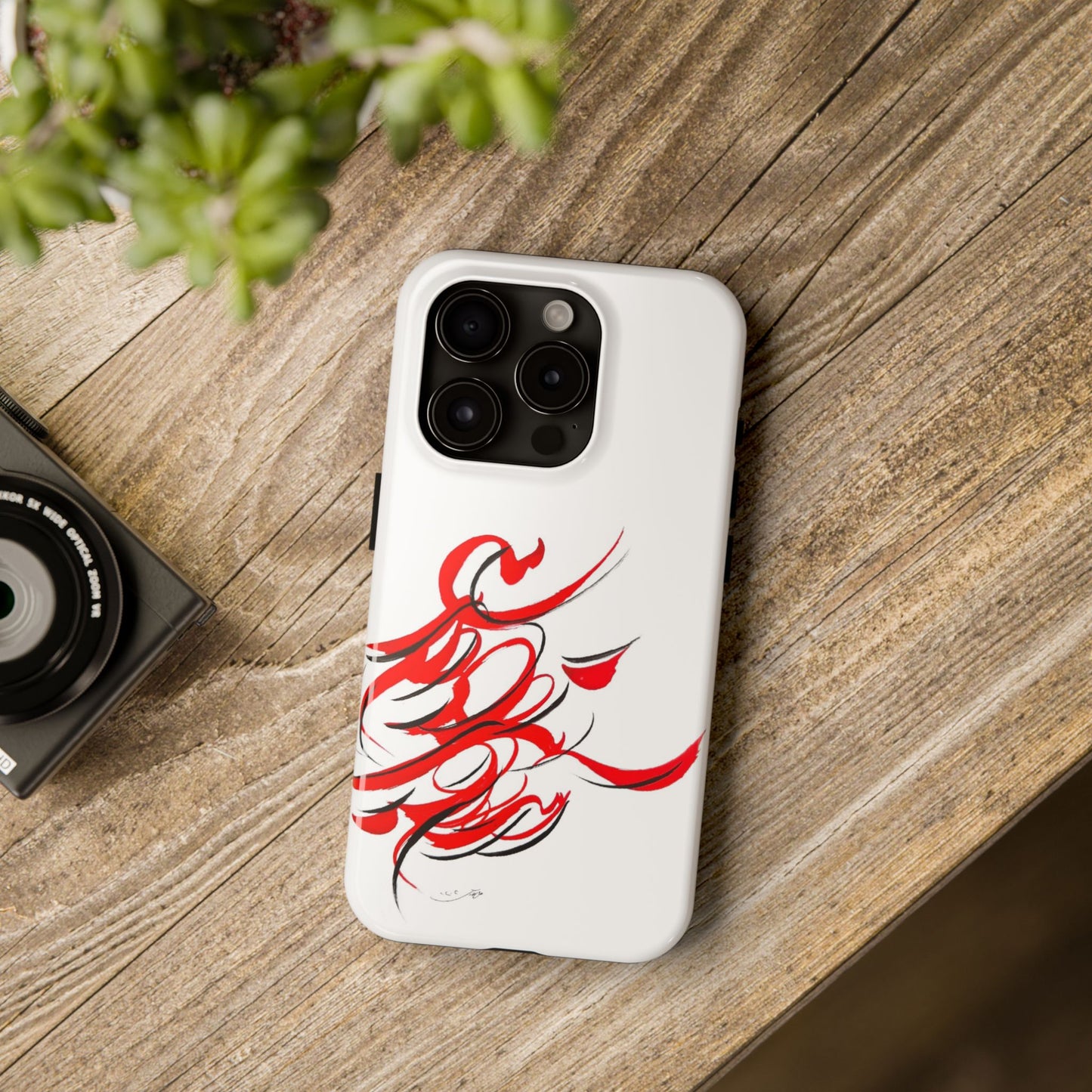 Phone Case Persian Calligraphy Modern Handwriting.