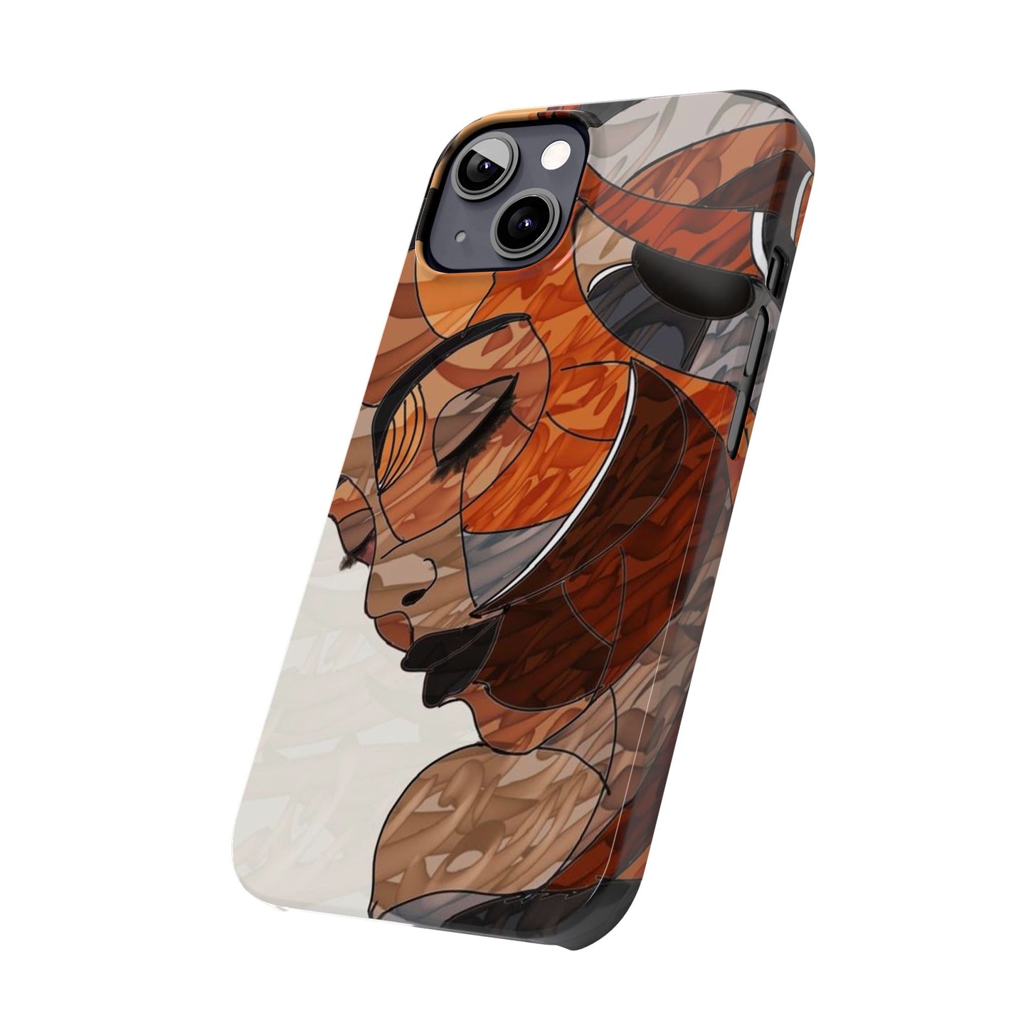 ' Modern Art Slim Phone Case -LOVE