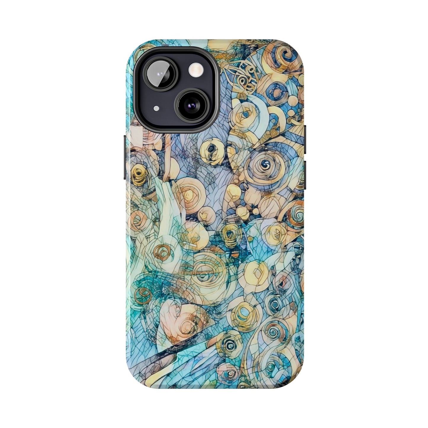 Golden Swirls Phone Case