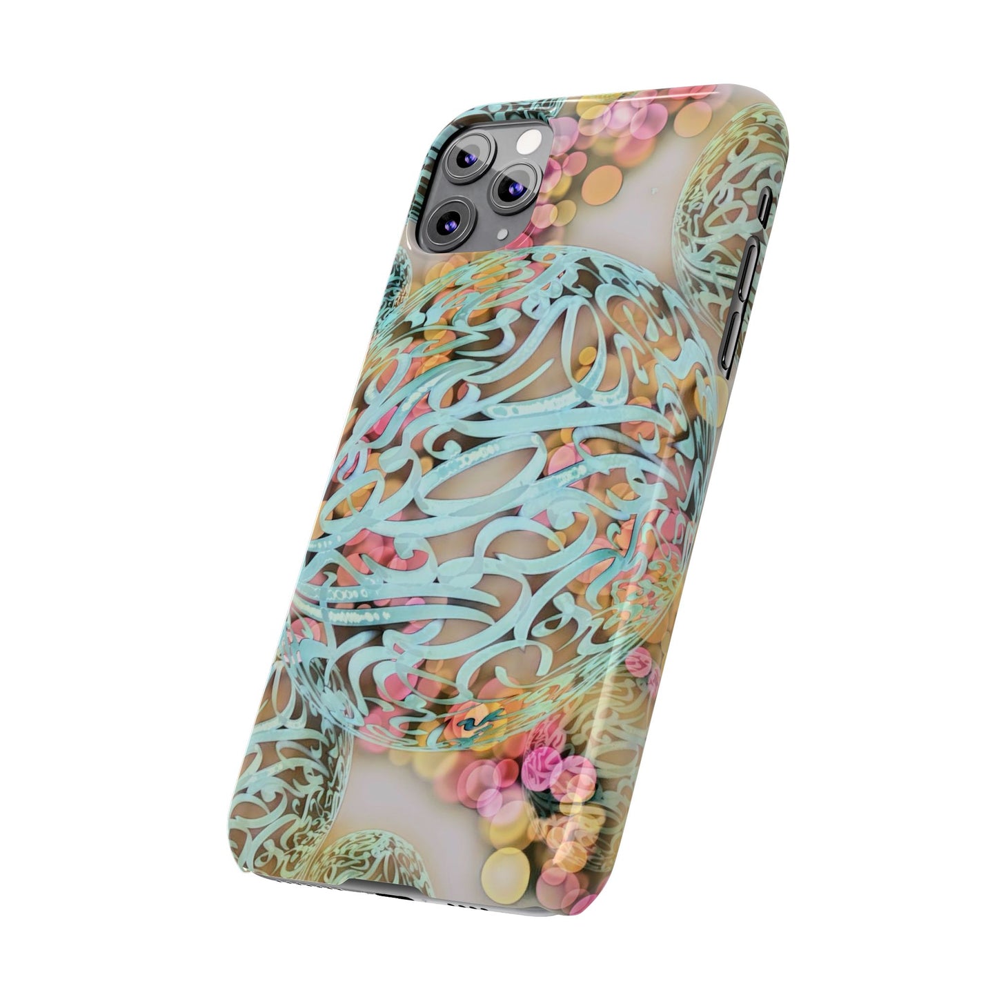 Copy of Copy of Copy of ' Modern Art Slim Phone Case -LOVE I-
