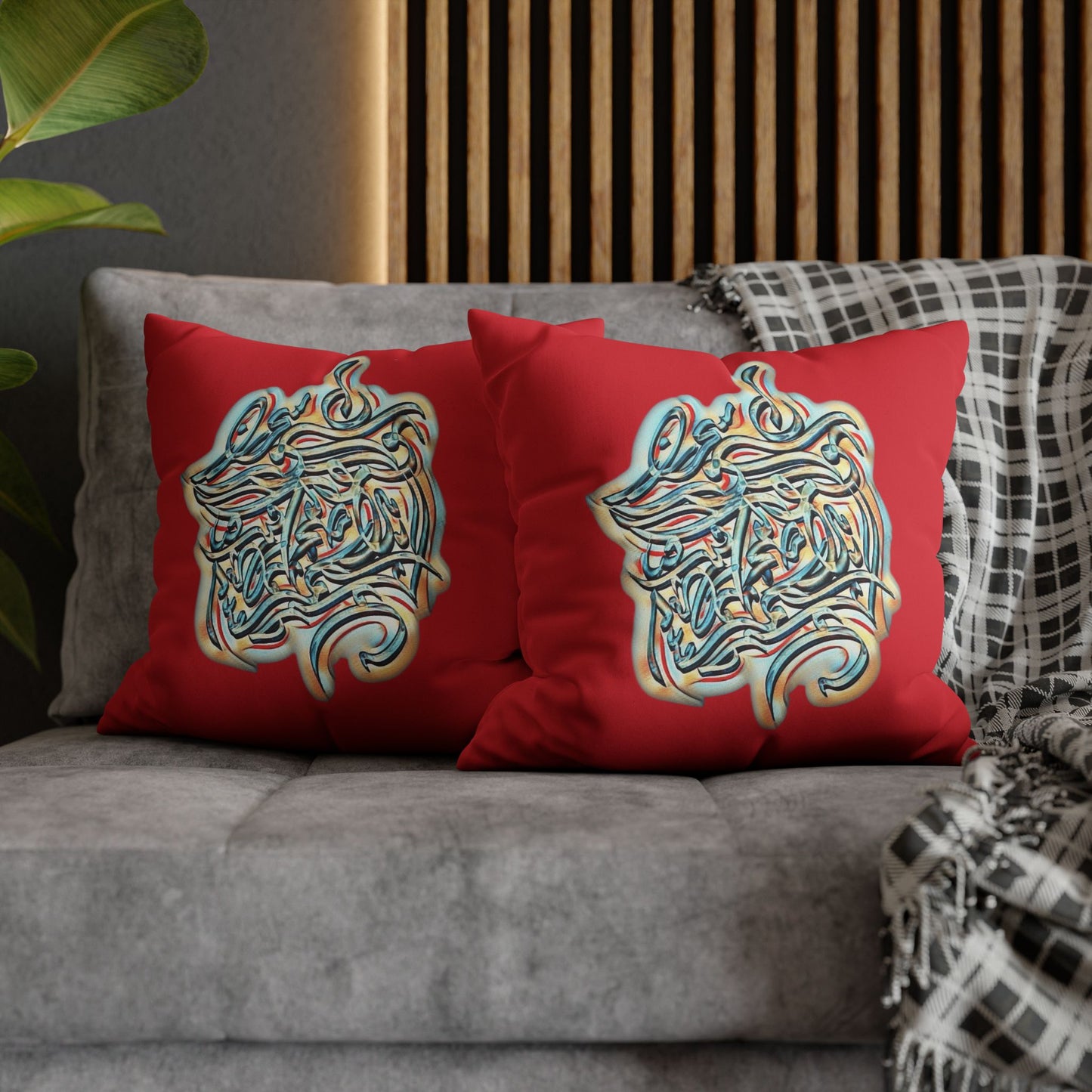 Modern Digital Painting ' Faux Suede Pillowcase - Home Design