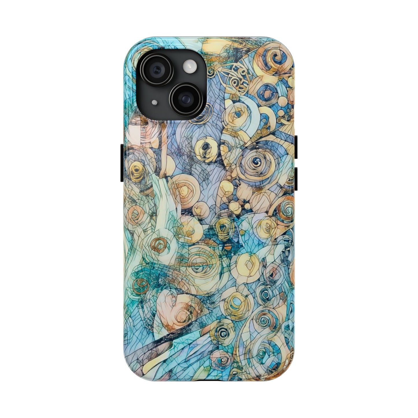 Golden Swirls Phone Case