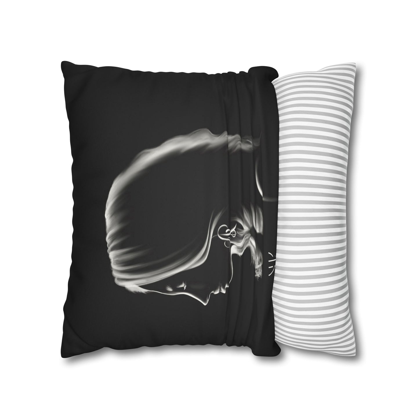 Square Pillowcase - Modern Art Portrait Watercolour Design