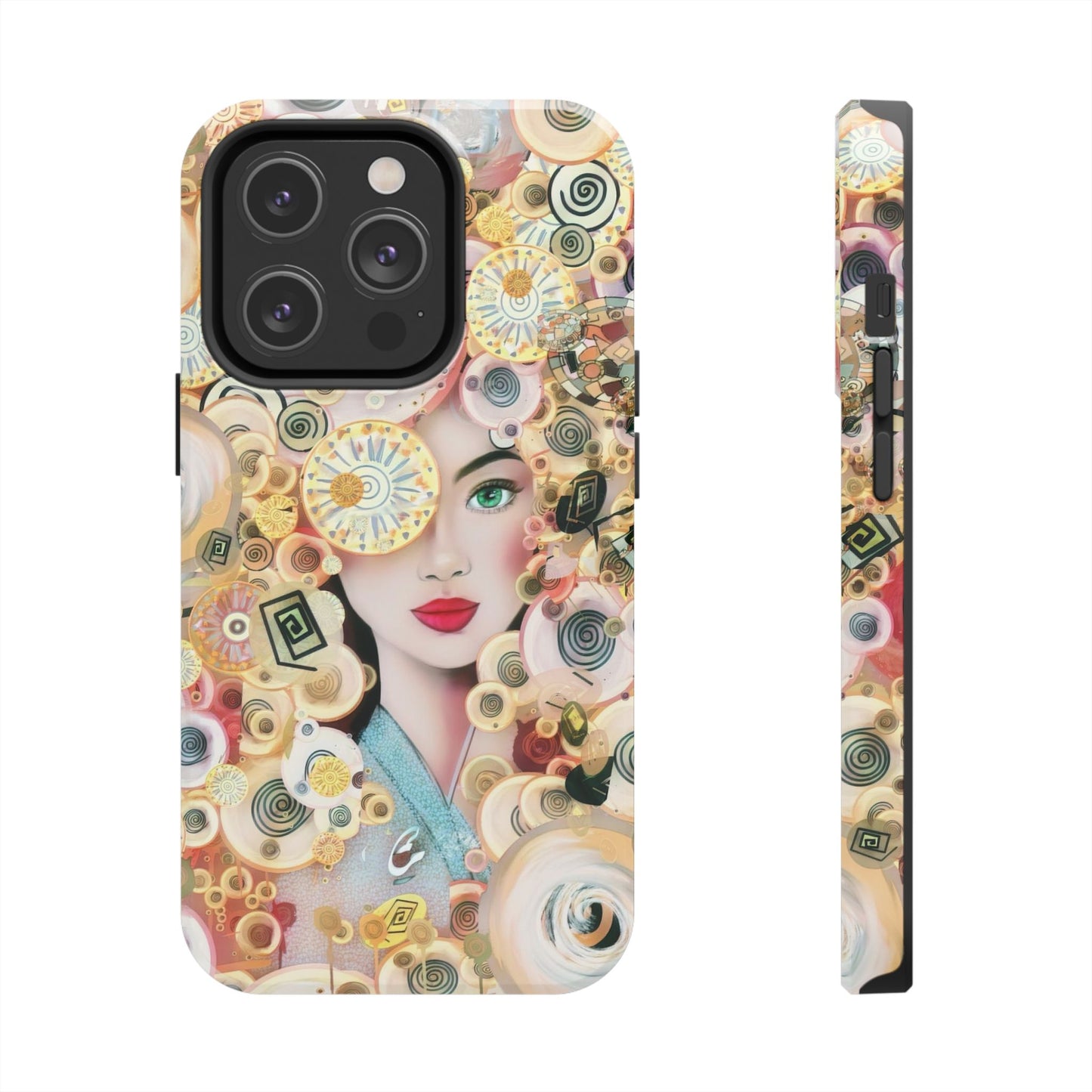 Phone Case - Persian Art Inspired Beautiful Girl Design