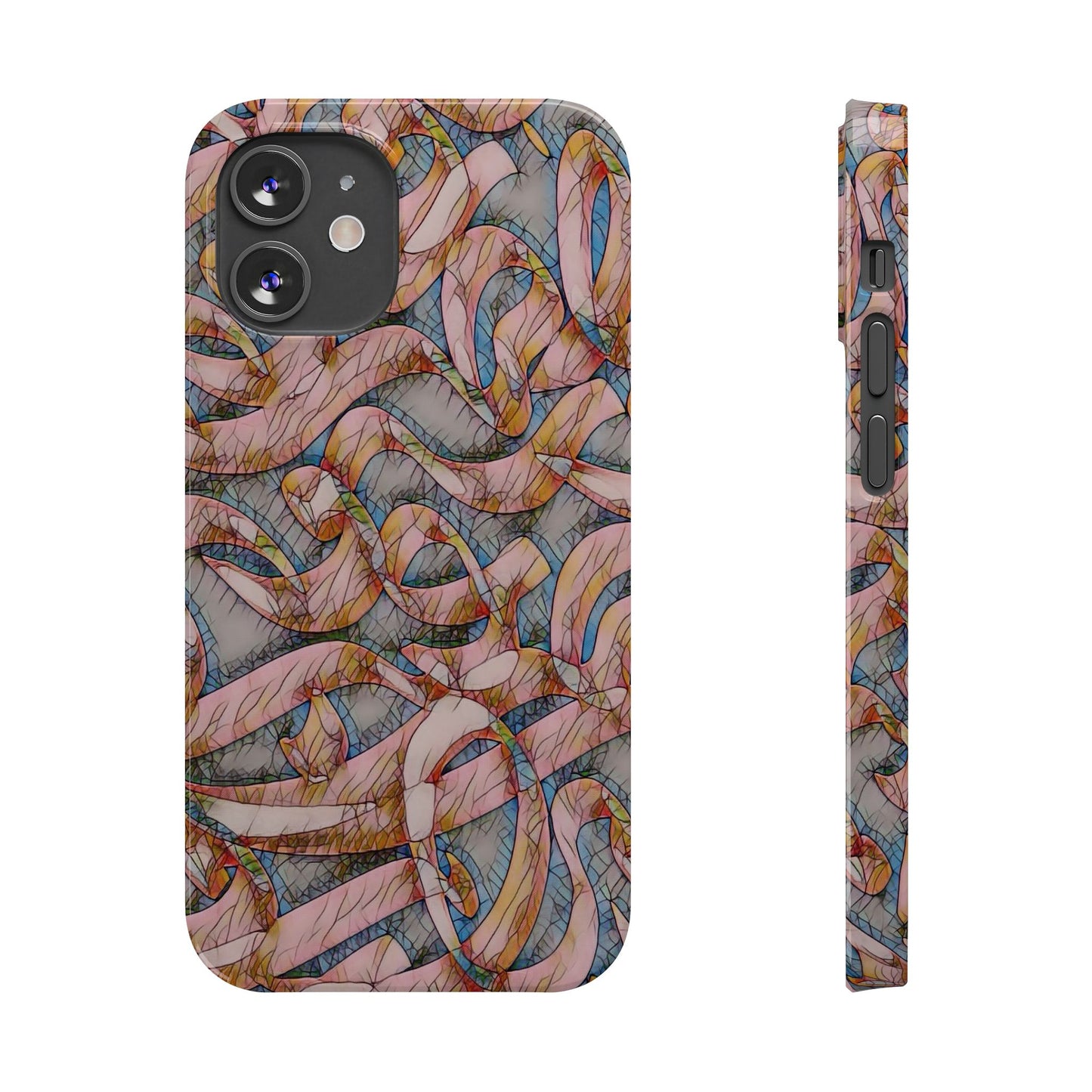' Modern Art Slim Phone Case -LOVE I-
