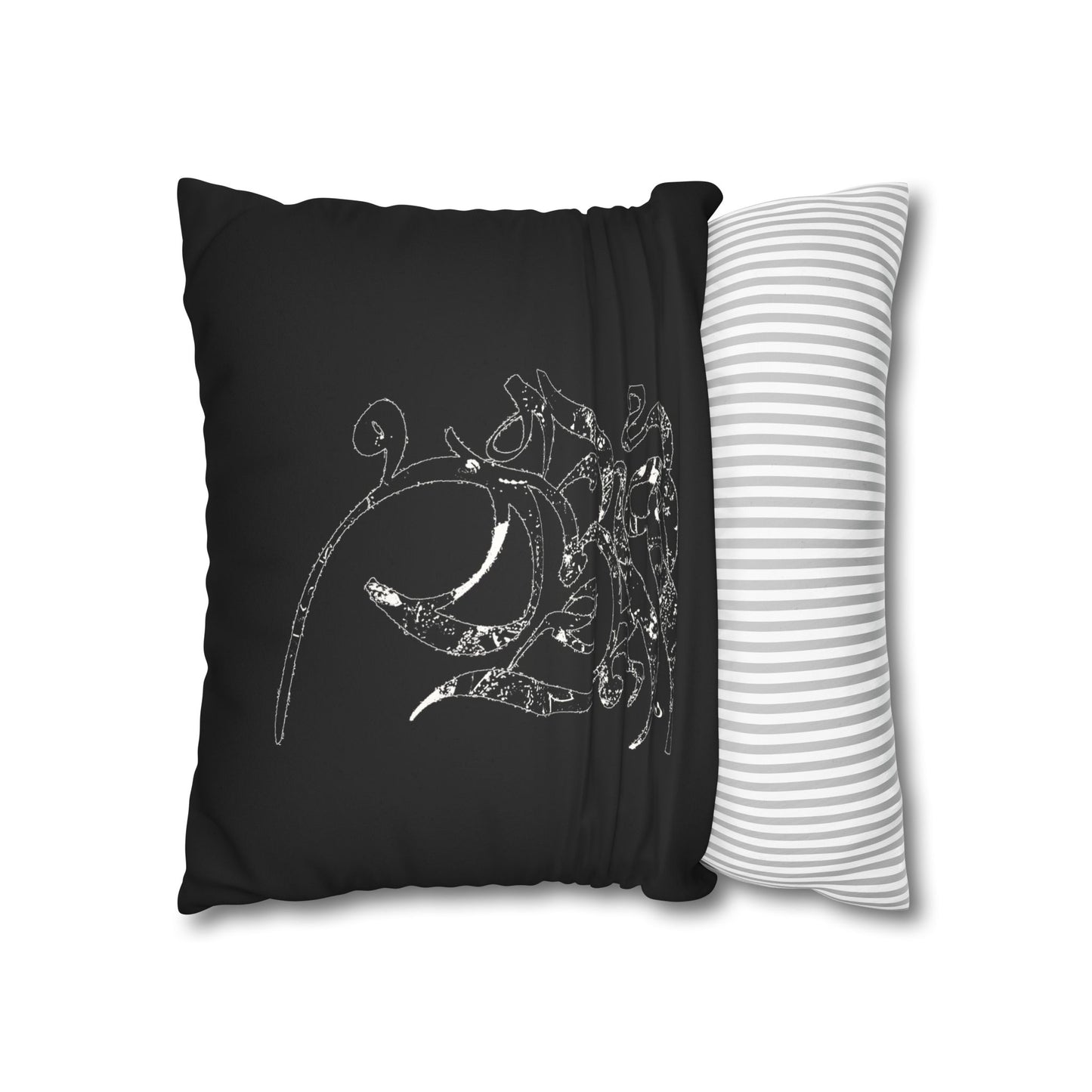 Persian Calligraphy beauty Faux Suede Square Pillow Cover