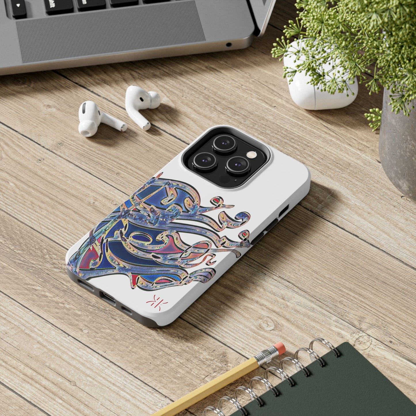 Kalli K Phone Case Persian Calligraphy Art.