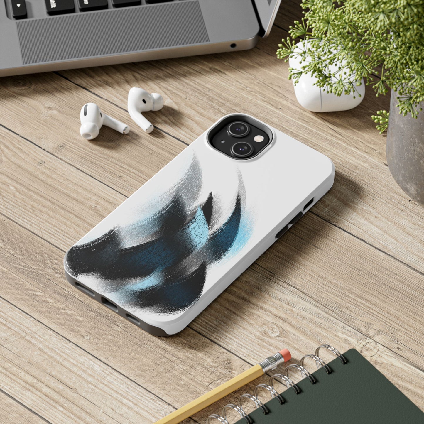 Phone Case Calligraphy strokes Tough Phone Case