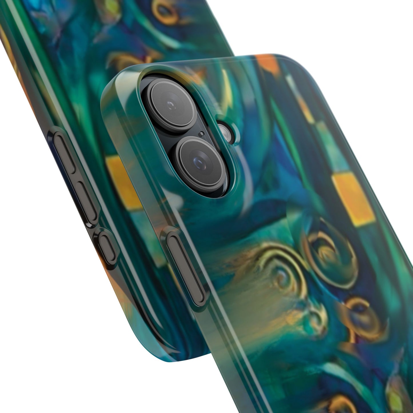 ' Modern Art Slim Phone Case -LOVE I-