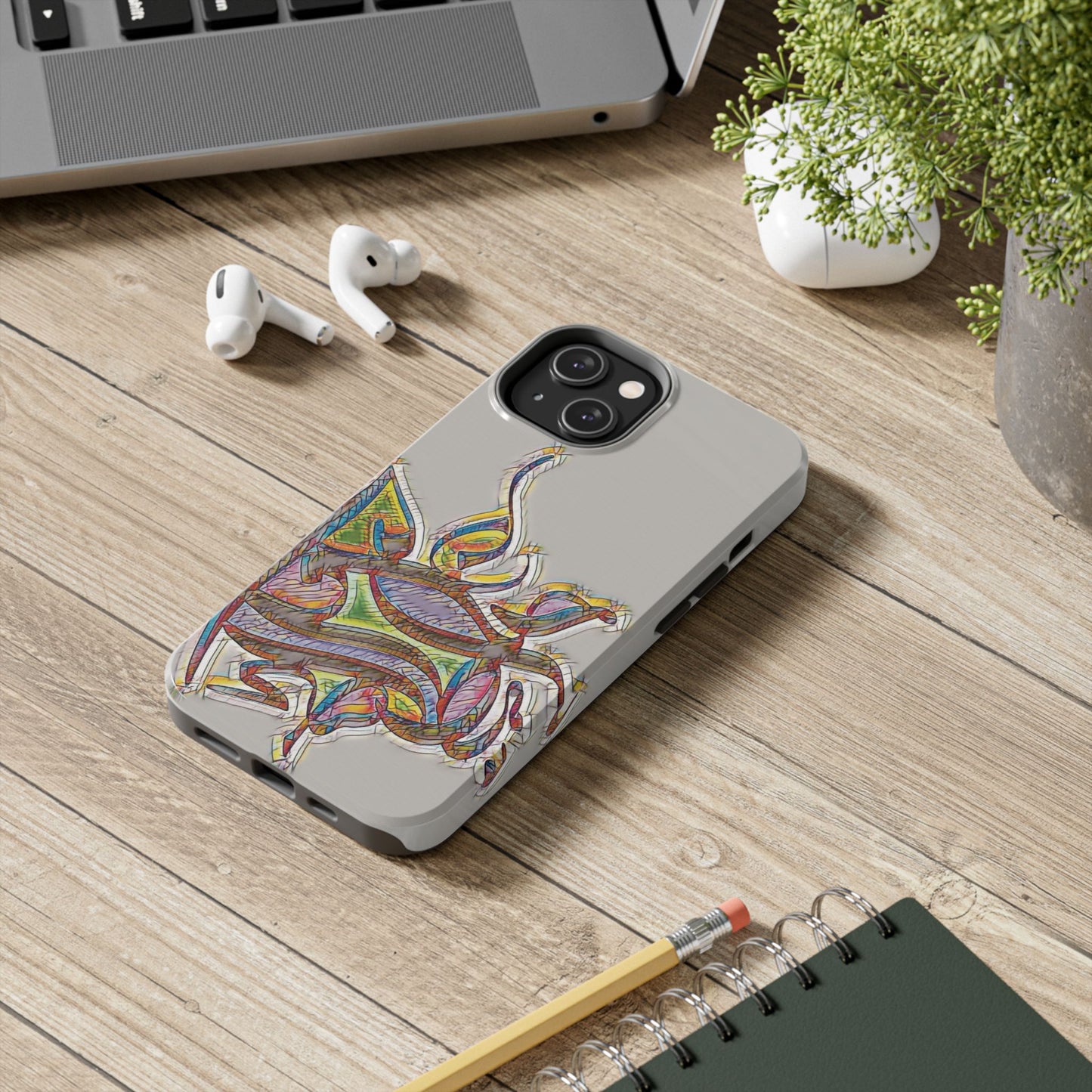 Phone Case Persian Calligraphy Modern Handwriting.