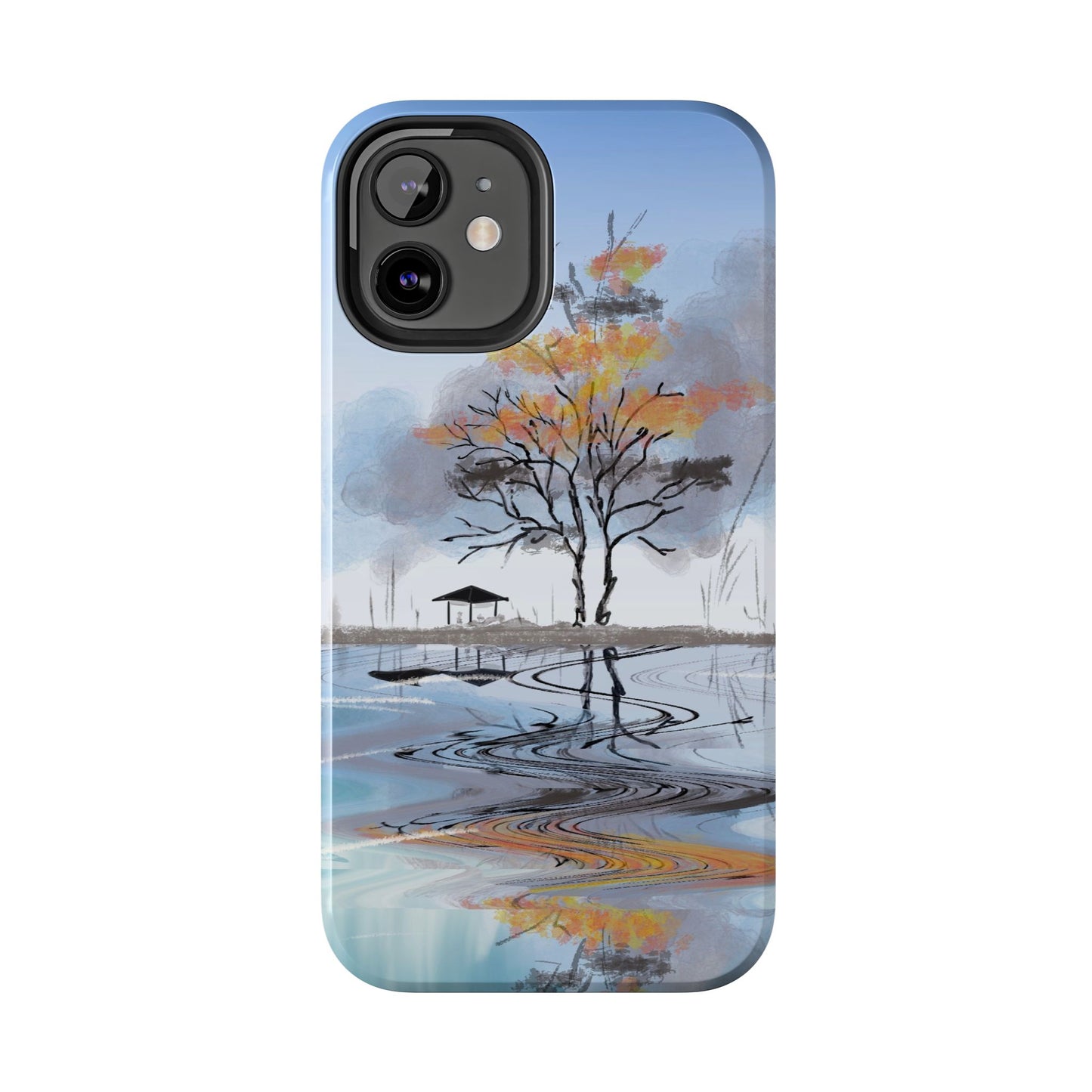 Serenity Phone Case Persian Calligraphy Art.