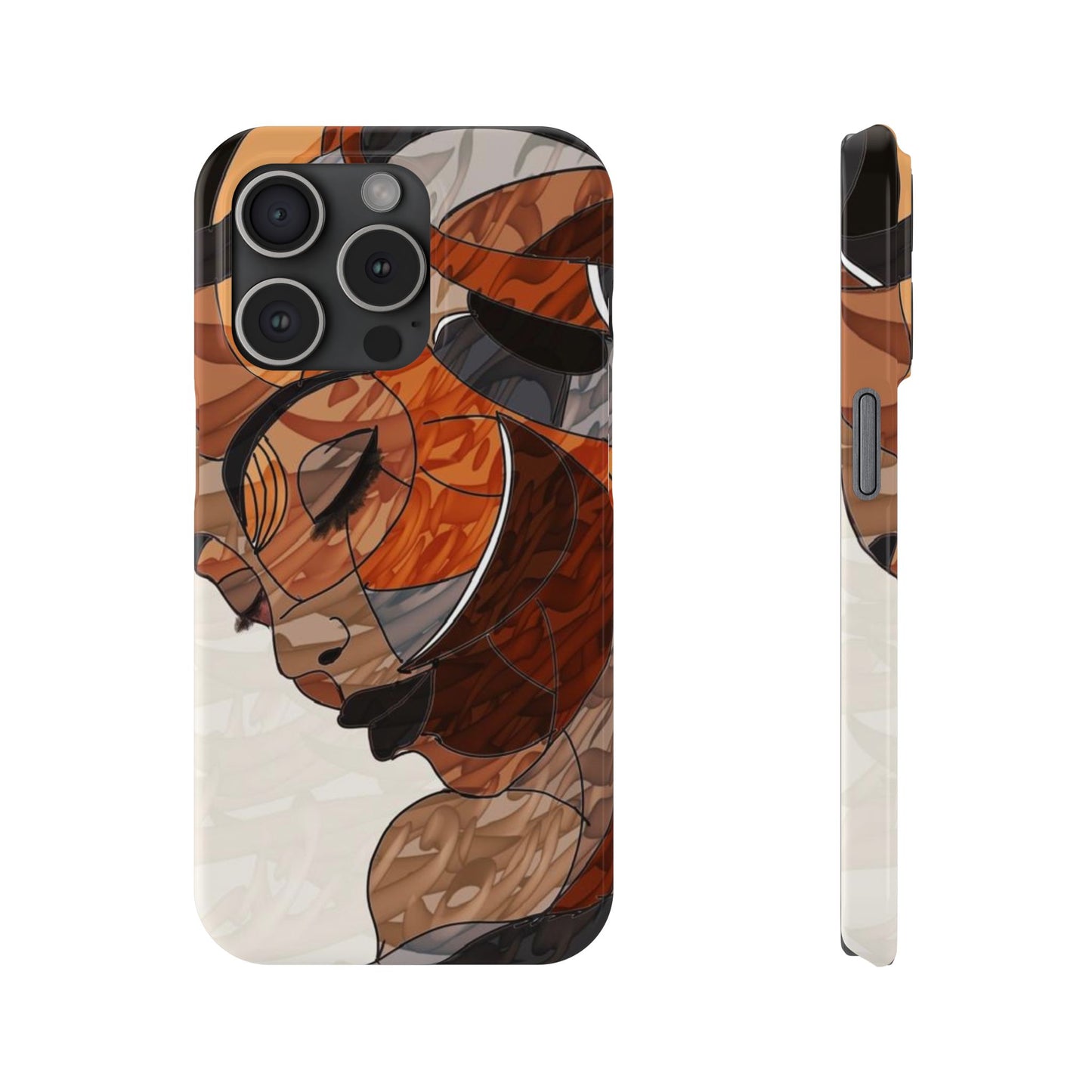 ' Modern Art Slim Phone Case -LOVE
