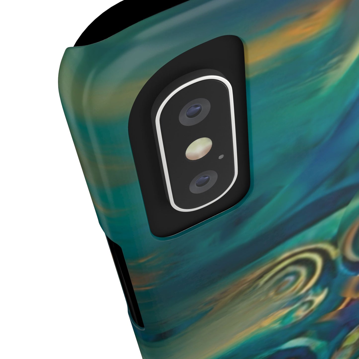 ' Modern Art Slim Phone Case -LOVE I-