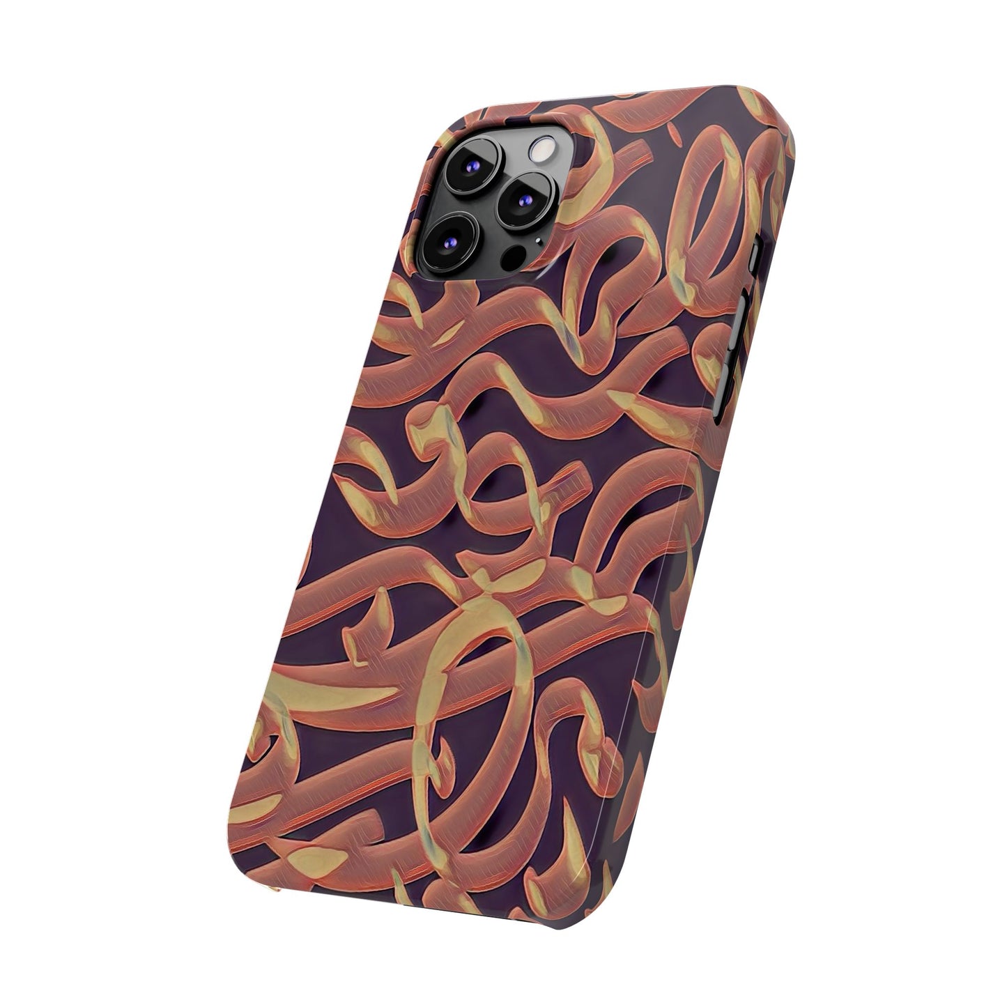 ' Modern Art Slim Phone Case -LOVE I-
