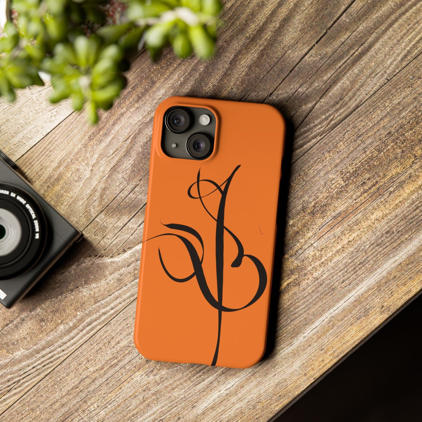 ' Modern Art Slim Phone Case -LOVE,