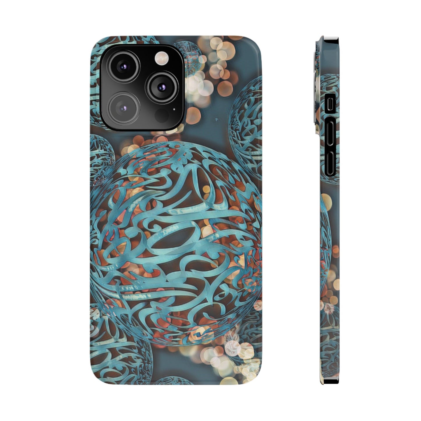 ' Modern Art Slim Phone Case -LOVE