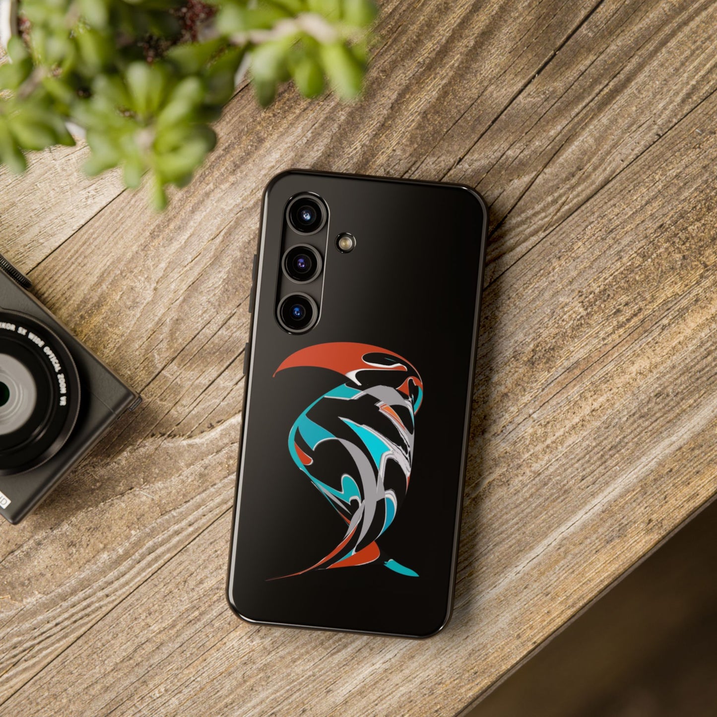 Phone Case Calligraphy Bird