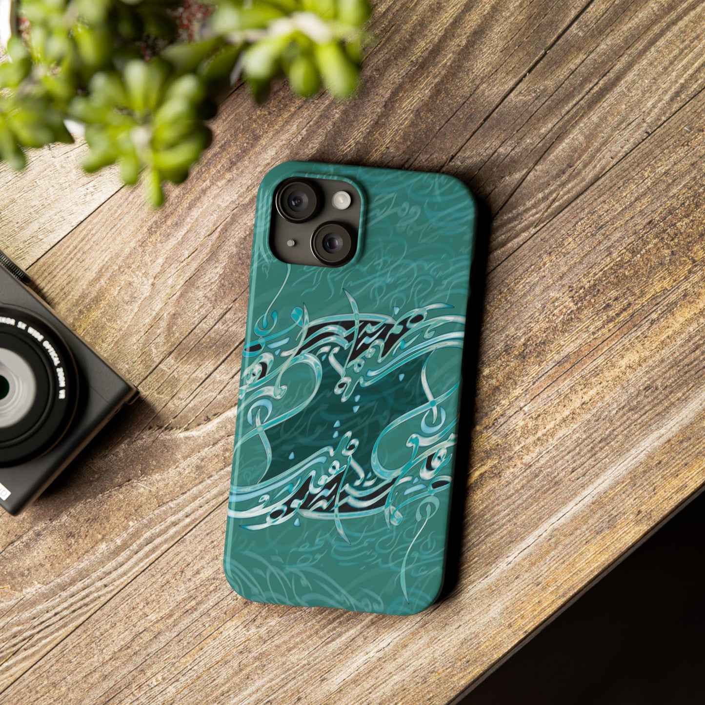 ' Modern Calligraphy Art Slim Phone Case