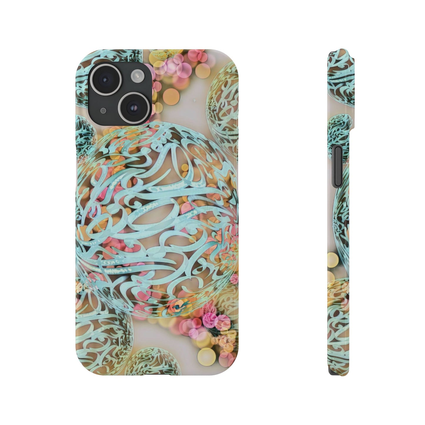 Copy of Copy of Copy of ' Modern Art Slim Phone Case -LOVE I-