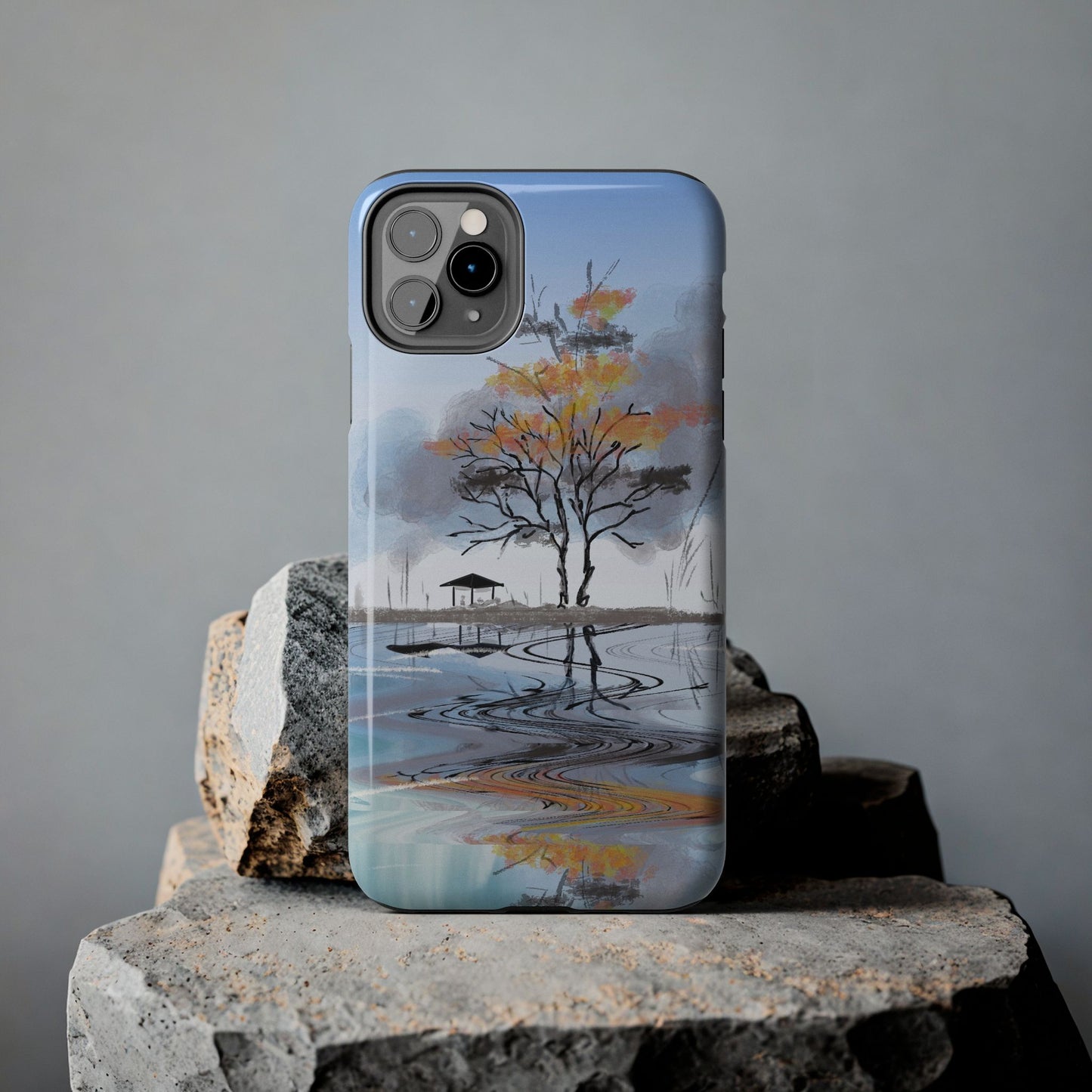 Serenity Phone Case Persian Calligraphy Art.