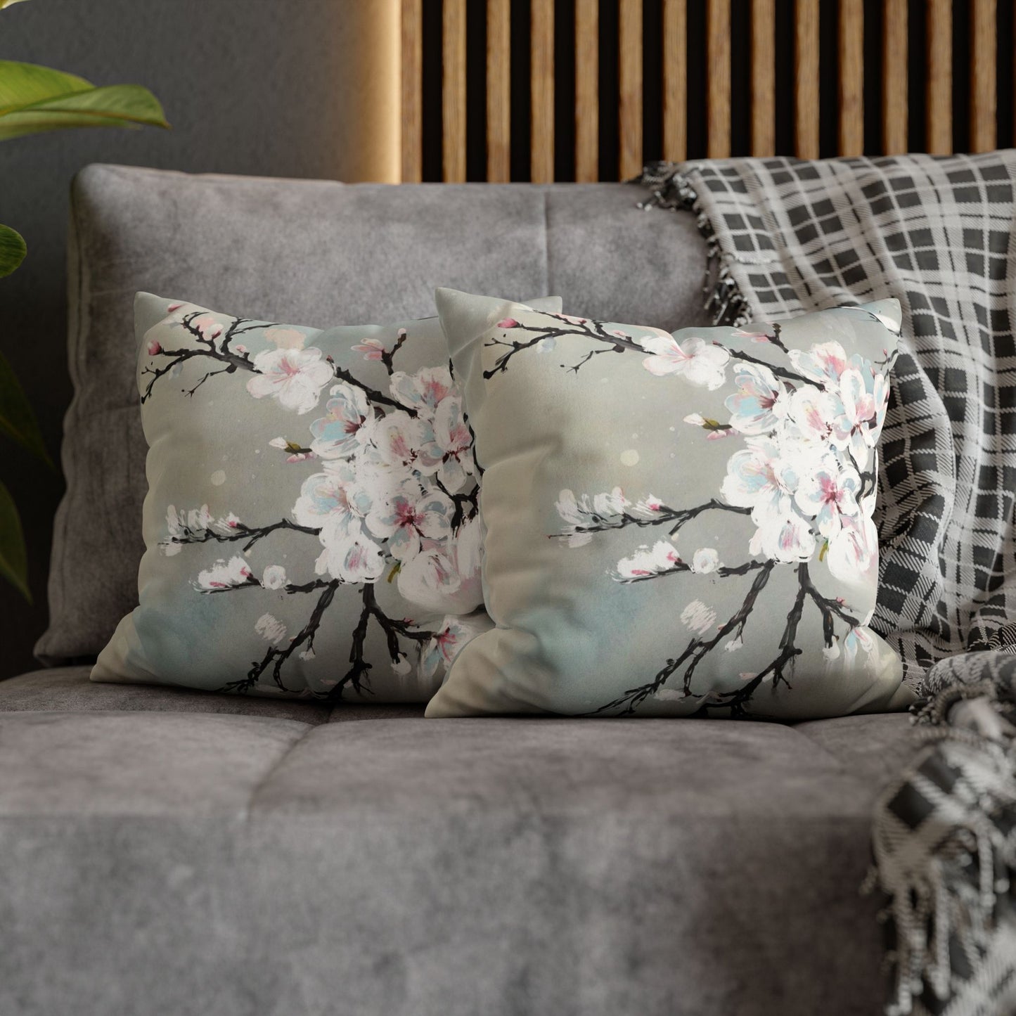 Spring Pillowcase - Modern Art Portrait Watercolour Design