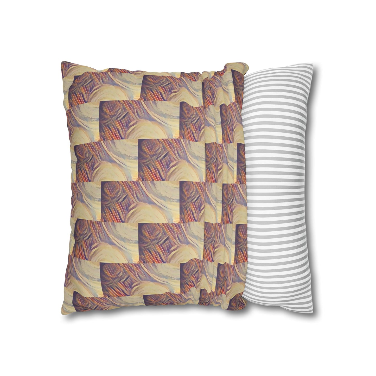 Copy of Square Pillowcase - Modern Art Portrait Watercolour Design