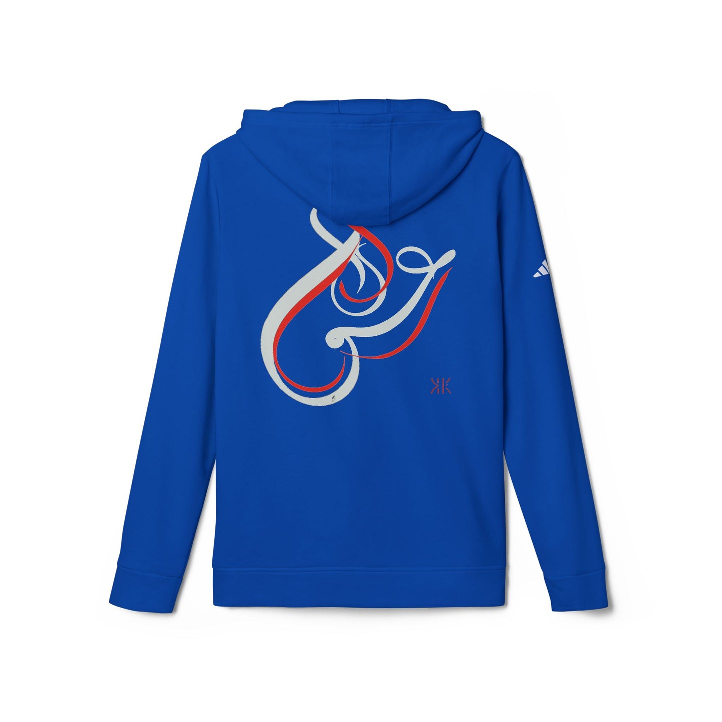 Kalli K X Adidas Unisex Fleece Hoodie- modern calligraphy.