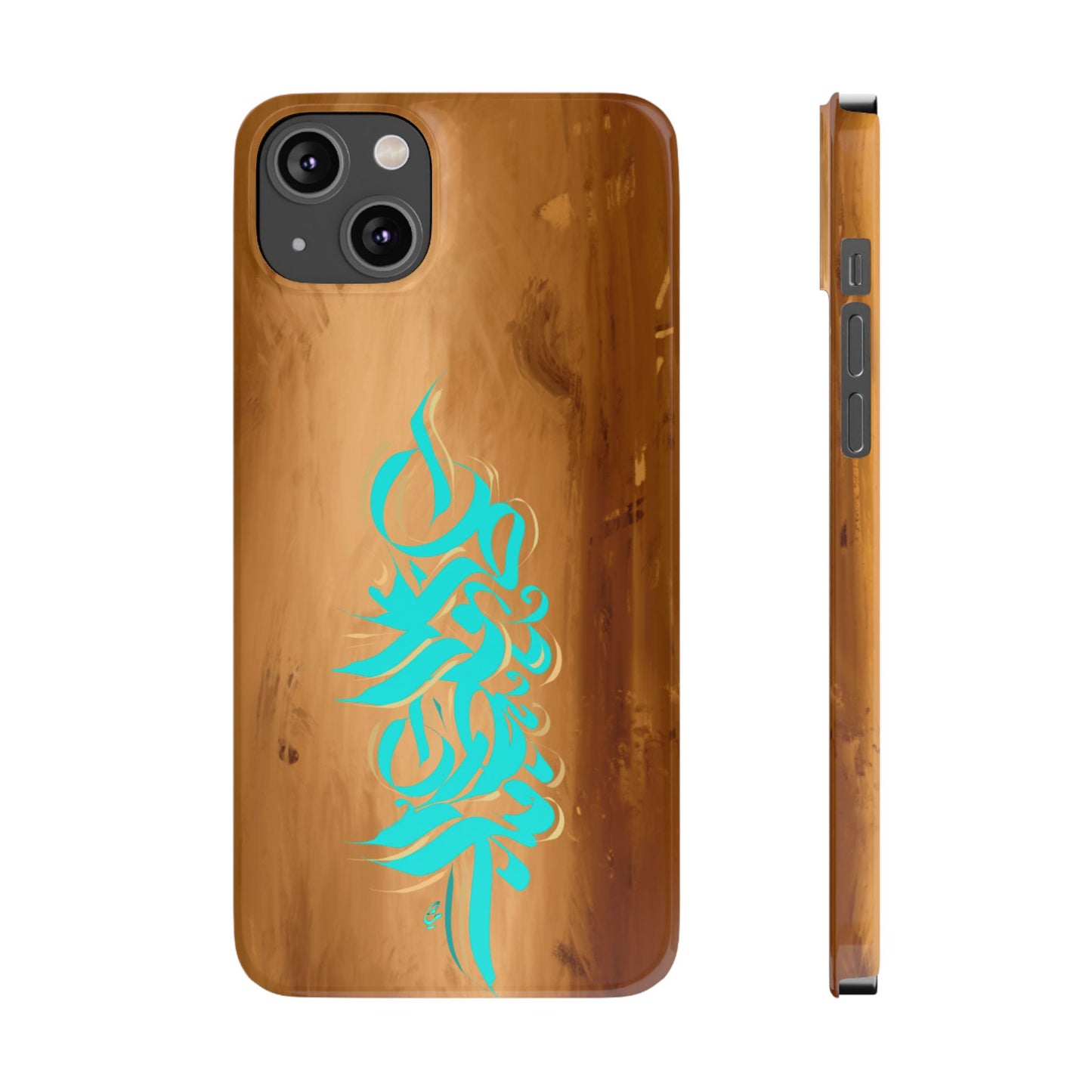 Modern Art Slim Phone Case -LOVE