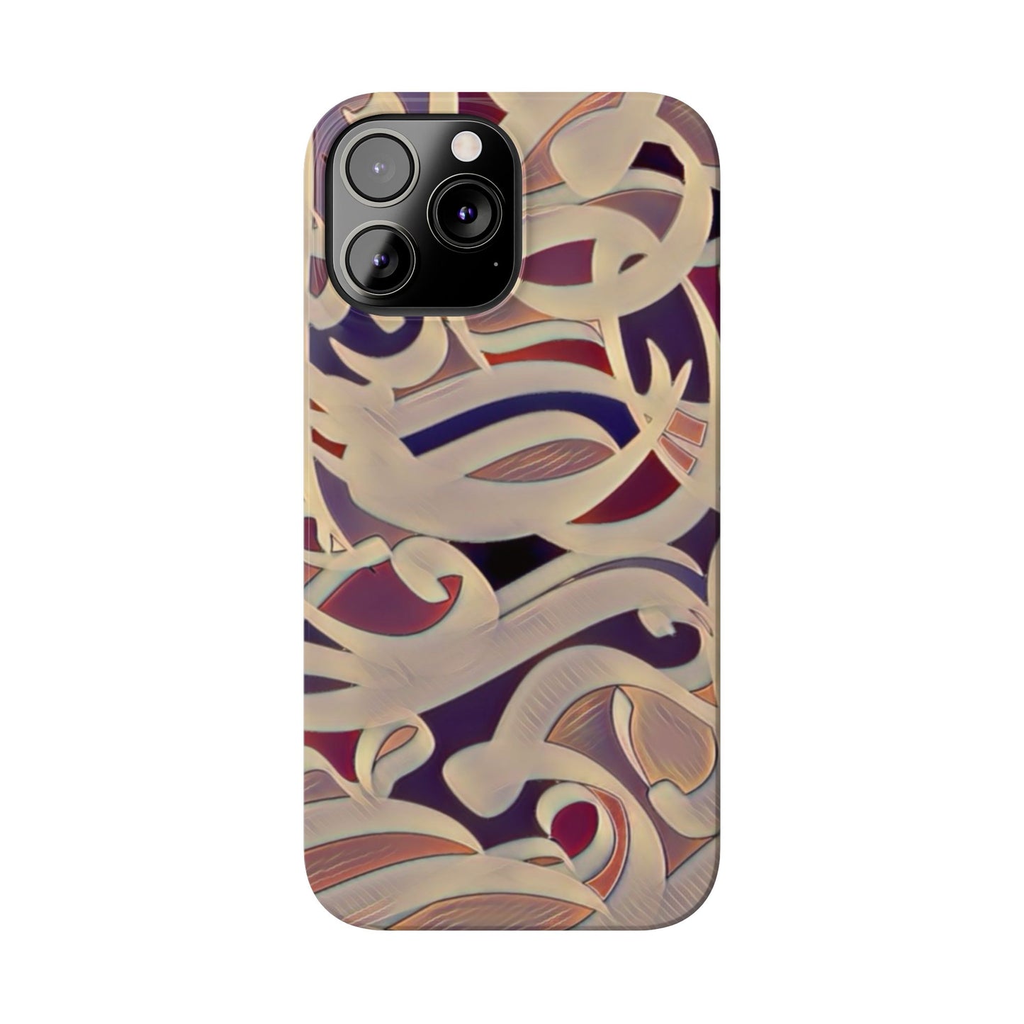 ' Modern Art Slim Phone Case -LOVE