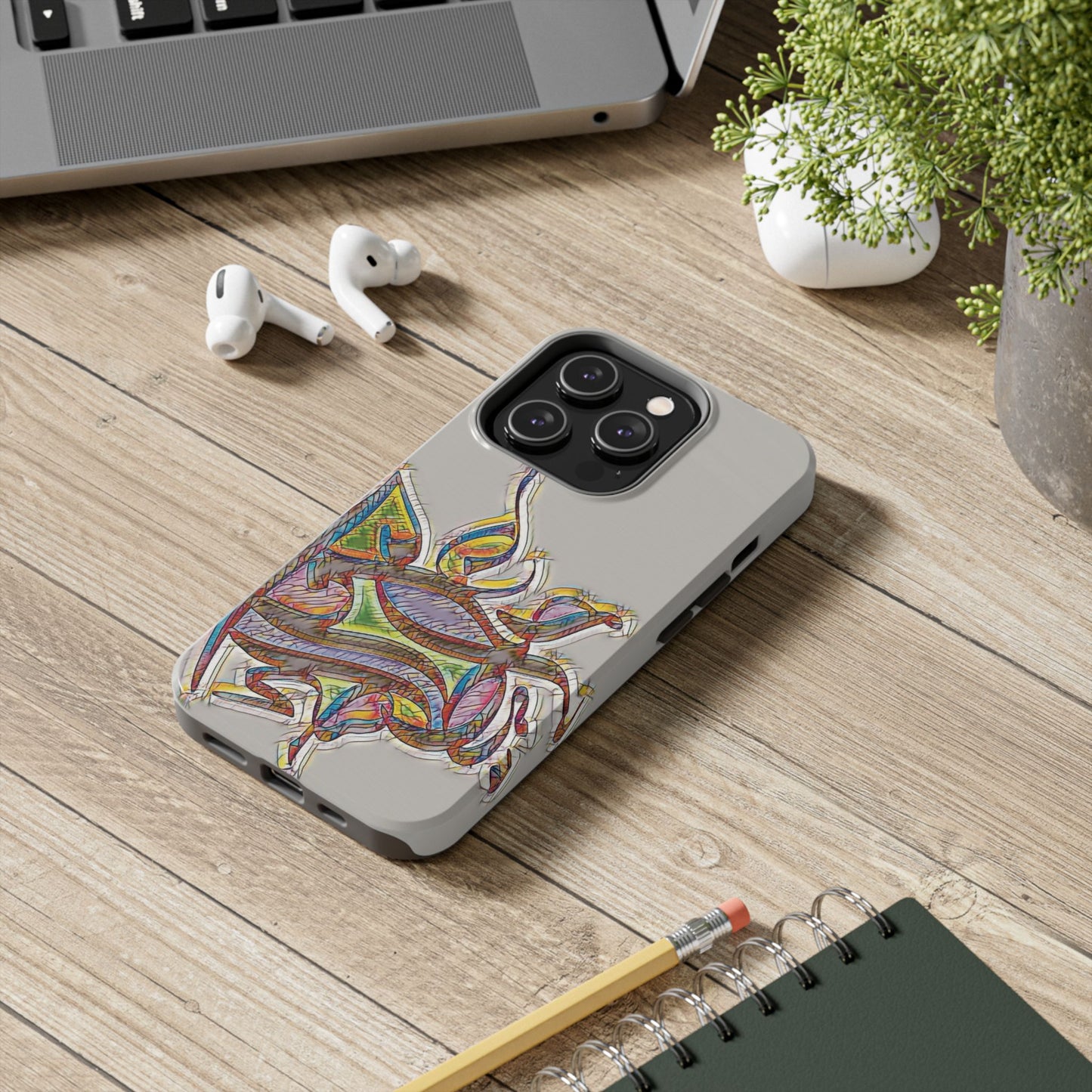 Phone Case Persian Calligraphy Modern Handwriting.