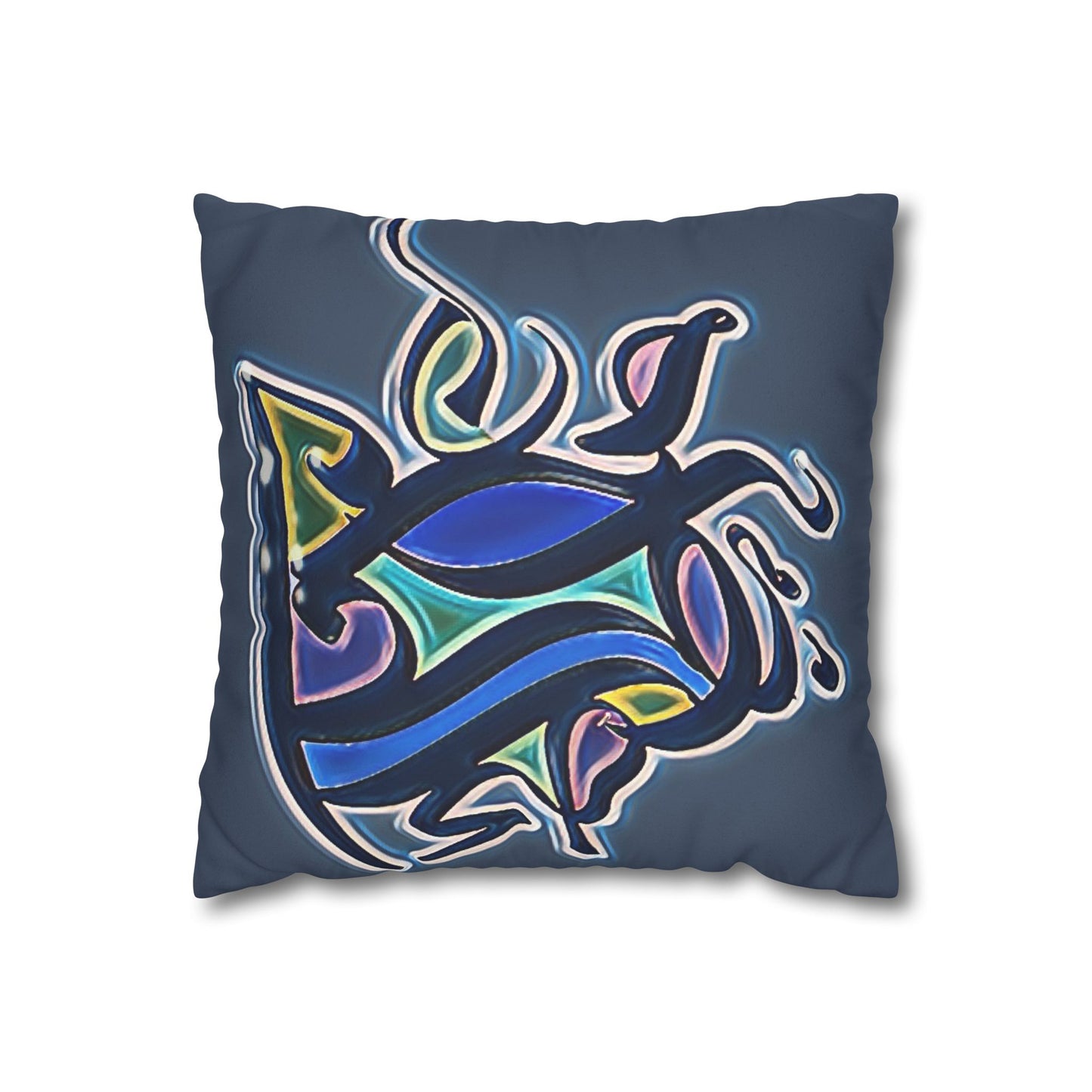Square Pillowcase - Persian Calligraphy, Modern Handwriting Design
