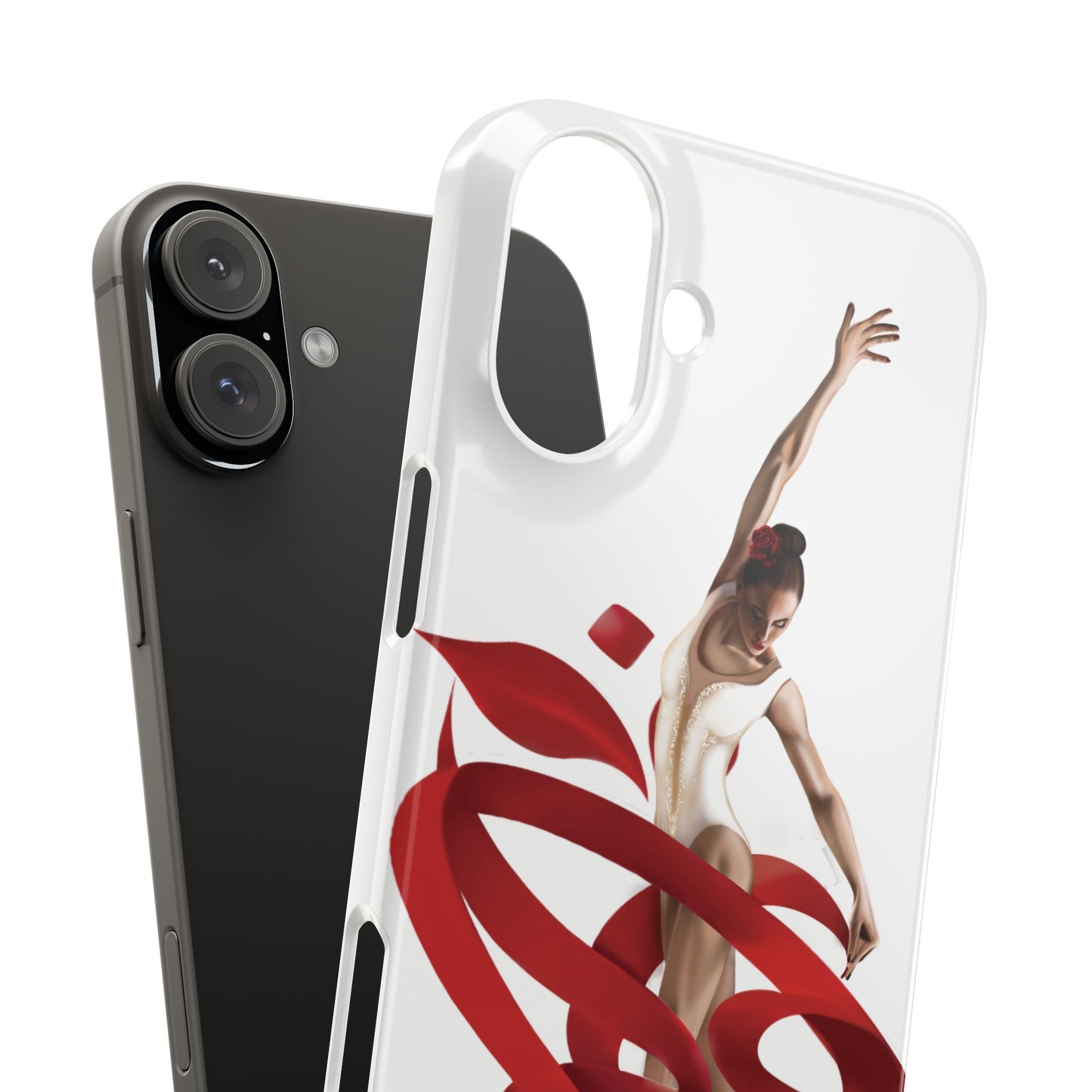 Elegant Ballet Dancer Ribbon Slim Phone Case - Perfect for Dance Lovers