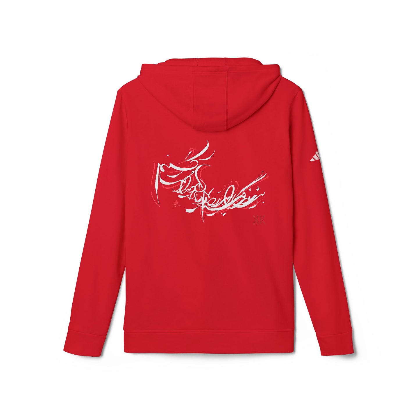 Adidas Fleece Hoodie with Kalli K. Modern Persian Calligraphy Design
