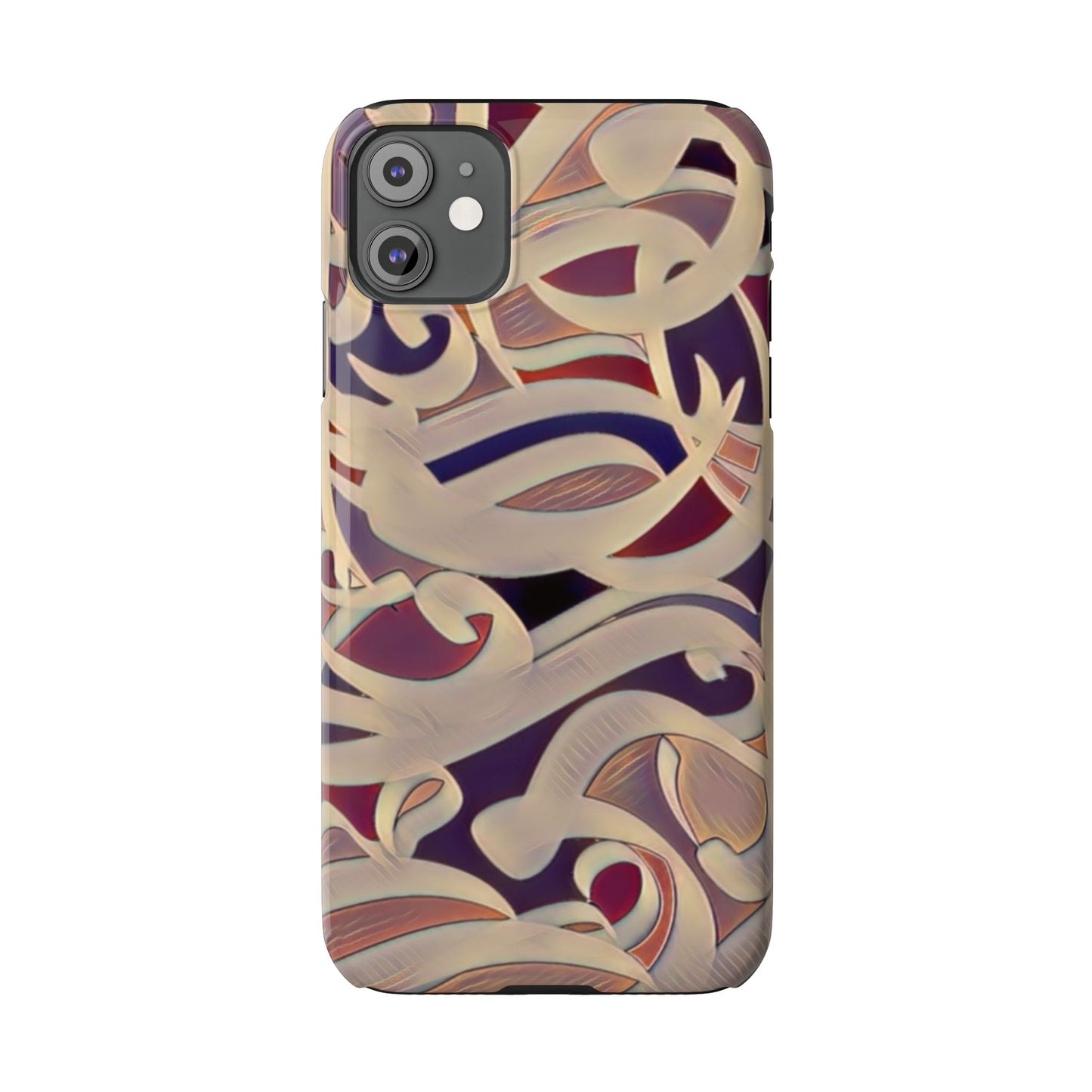 ' Modern Art Slim Phone Case -LOVE