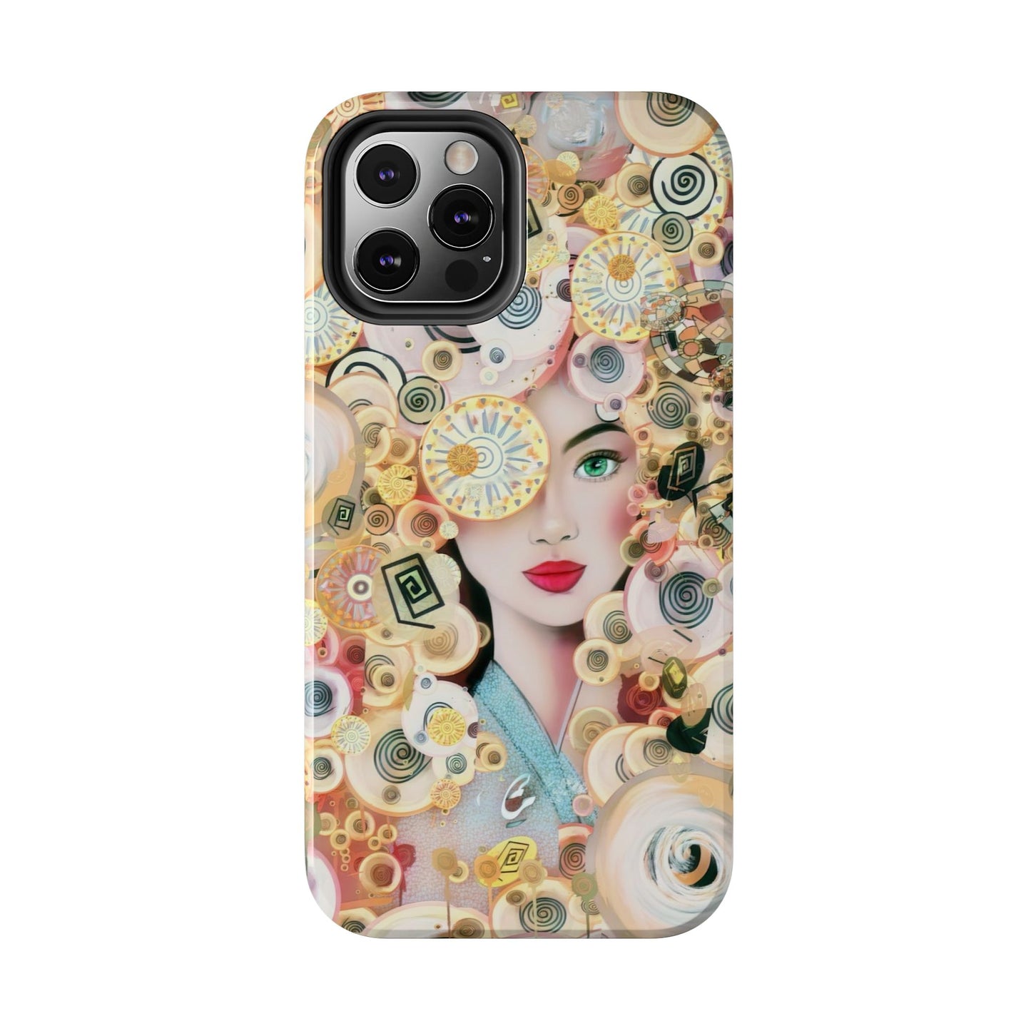 Phone Case - Persian Art Inspired Beautiful Girl Design