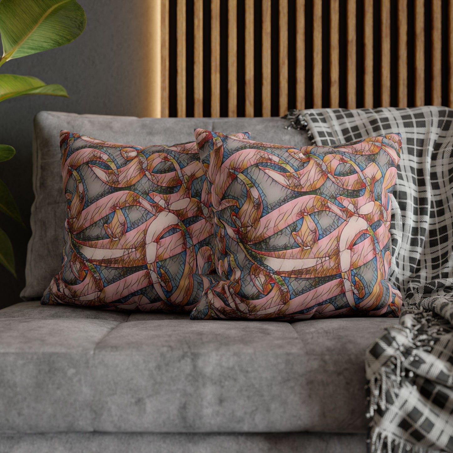 Copy of Pillowcase - Modern Art Portrait Watercolour Design