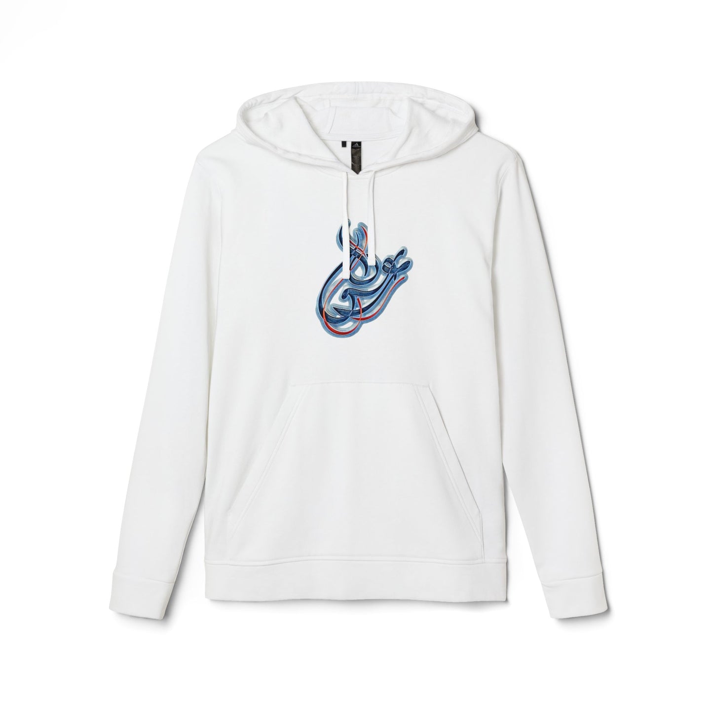 Kalli K X Adidas Unisex Fleece Hoodie-Modern Calligraphy LOVE