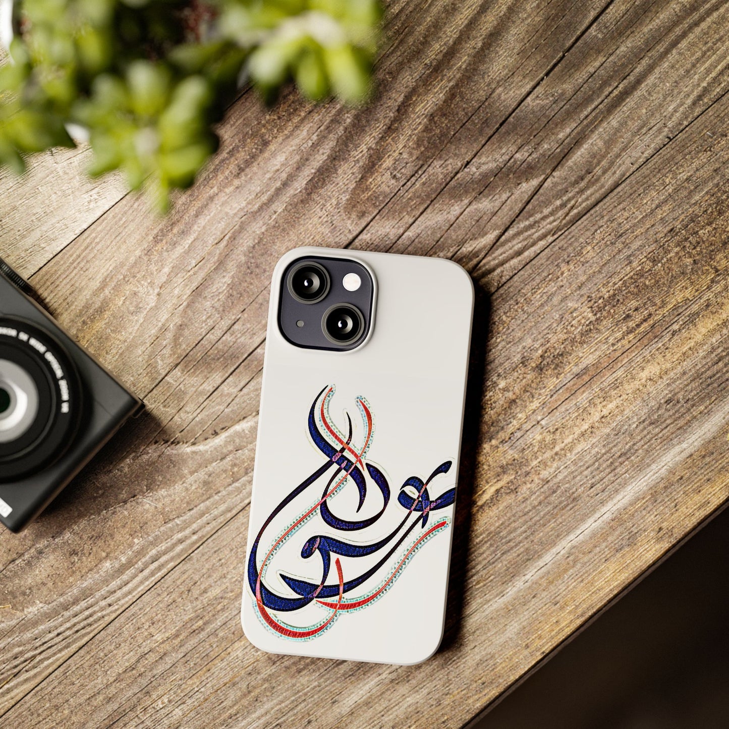 Modern Art Slim Phone Case - Eshgh (Love)