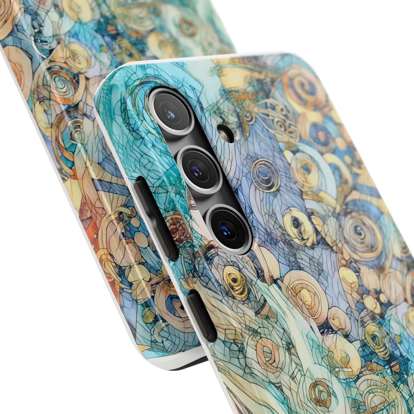 Golden Swirls Phone Case