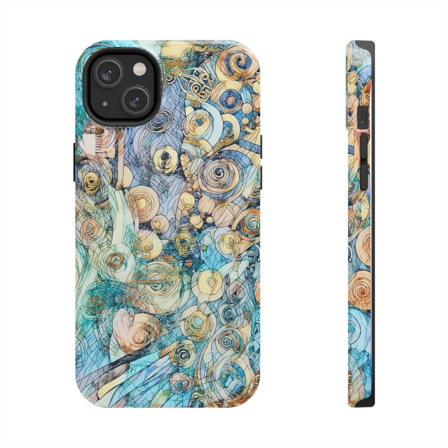 Golden Swirls Phone Case