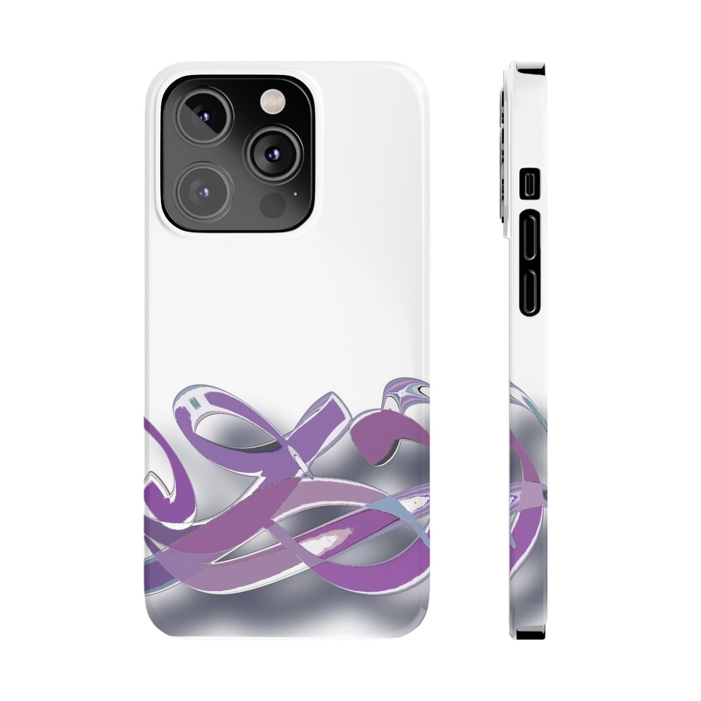 ' Modern Art Slim Phone Case -Calligraphy